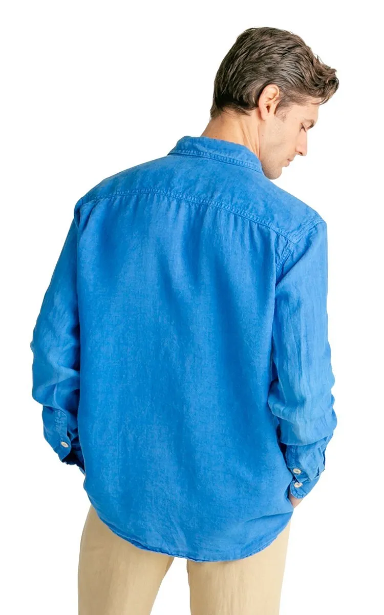 100% Hemp Men's Long Sleeve Button Down Shirt