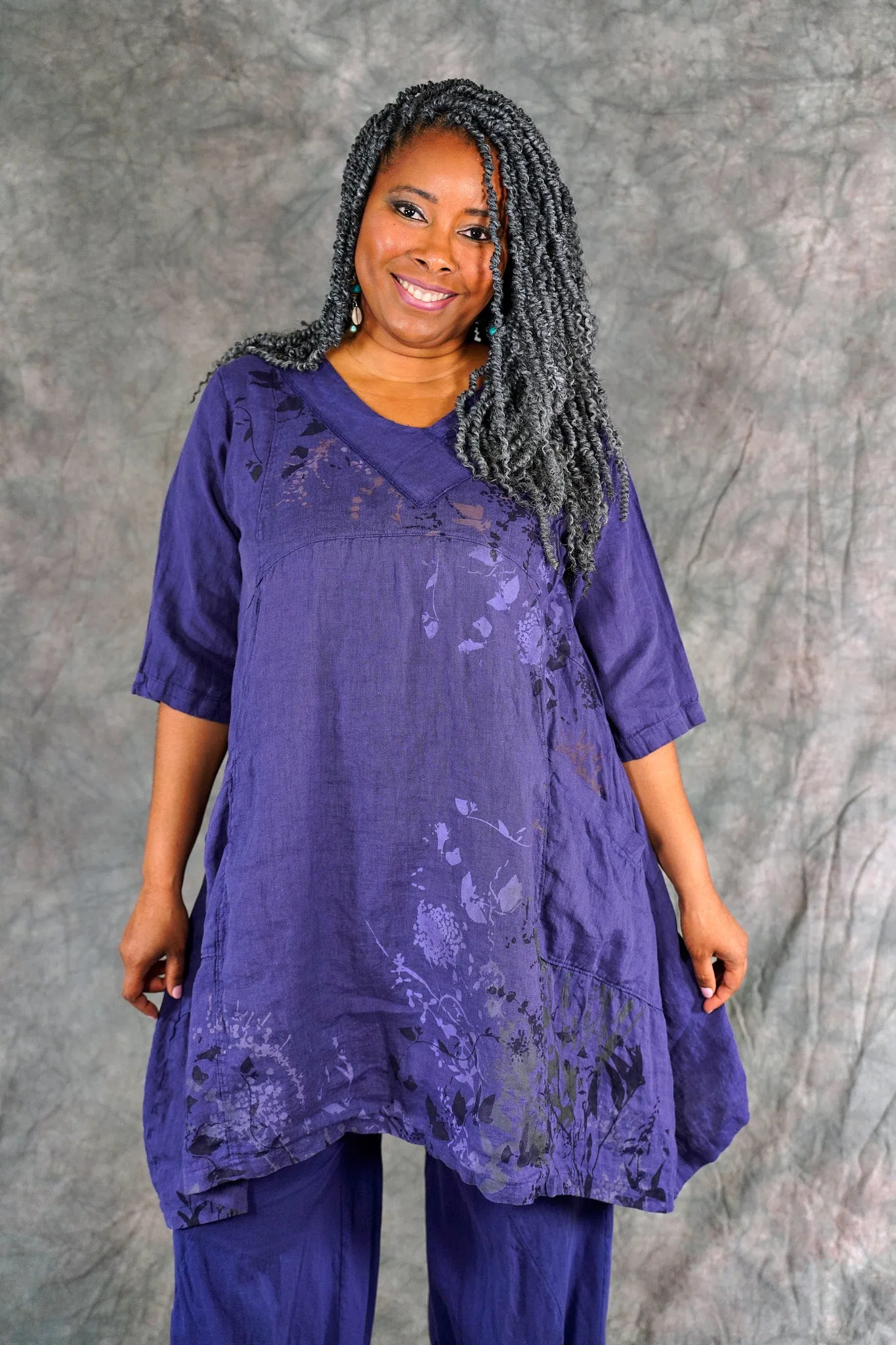 2133 Crossover Urchin Tunic Ultraviolet-P