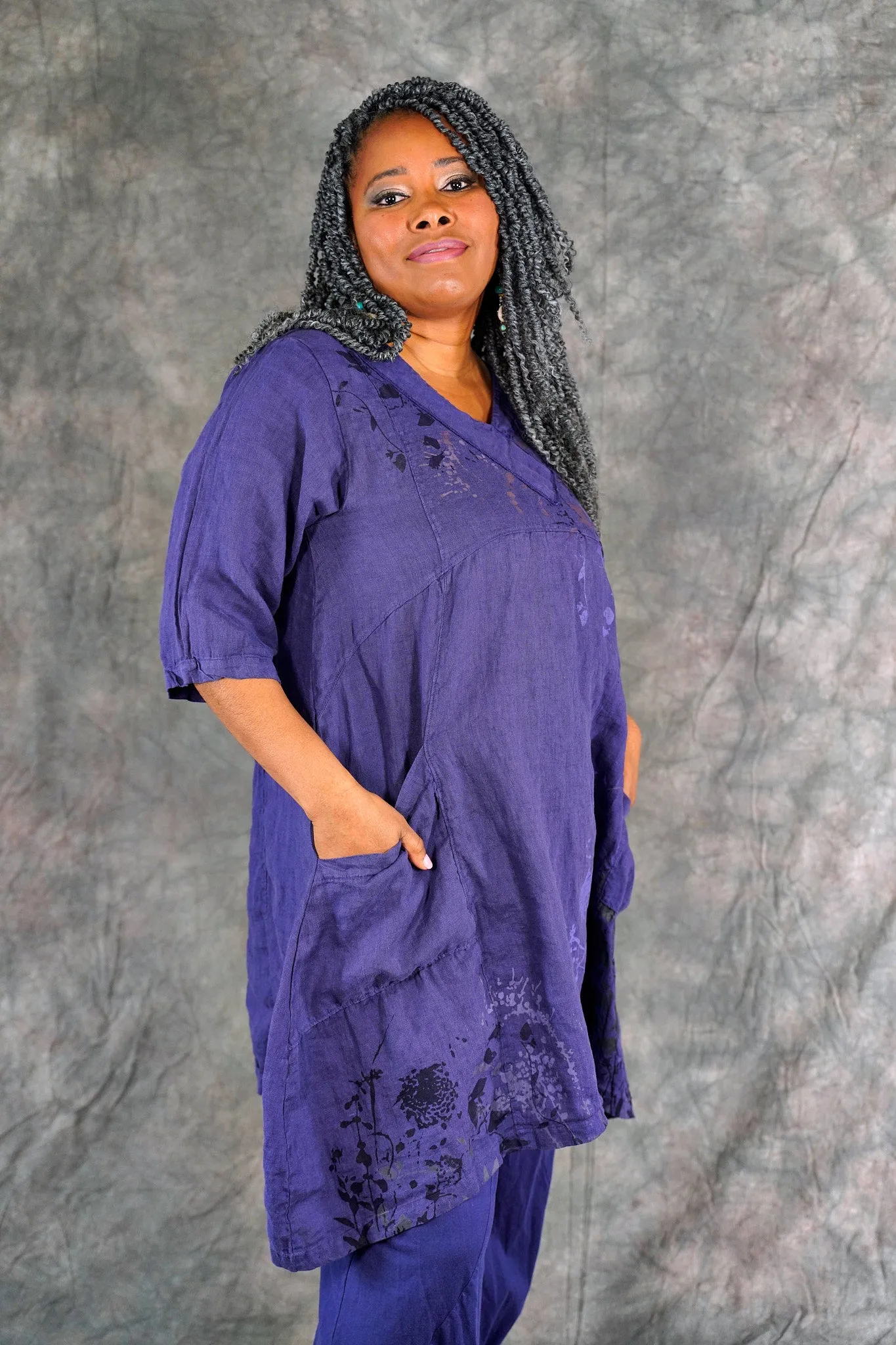 2133 Crossover Urchin Tunic Ultraviolet-P