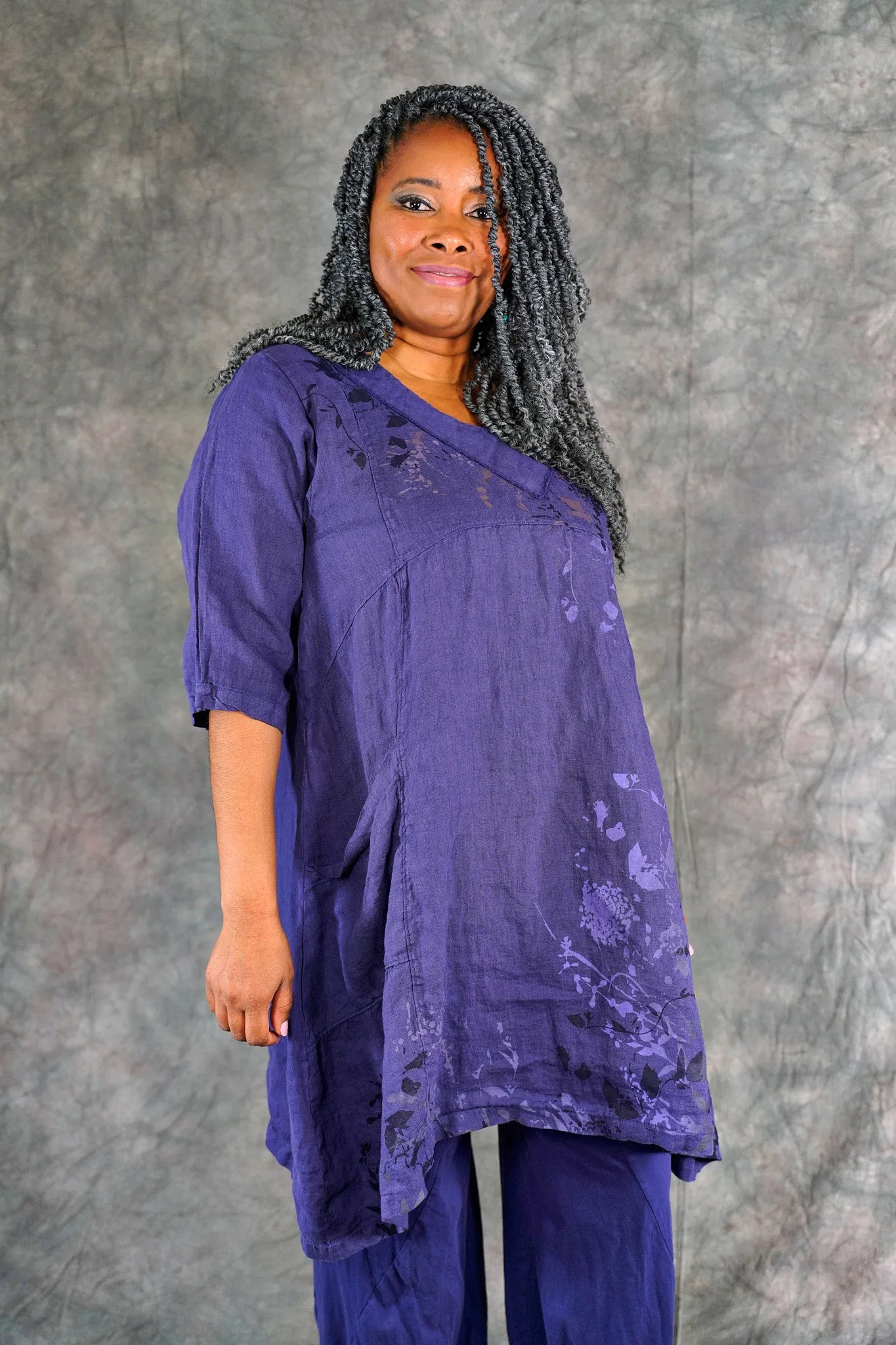 2133 Crossover Urchin Tunic Ultraviolet-P
