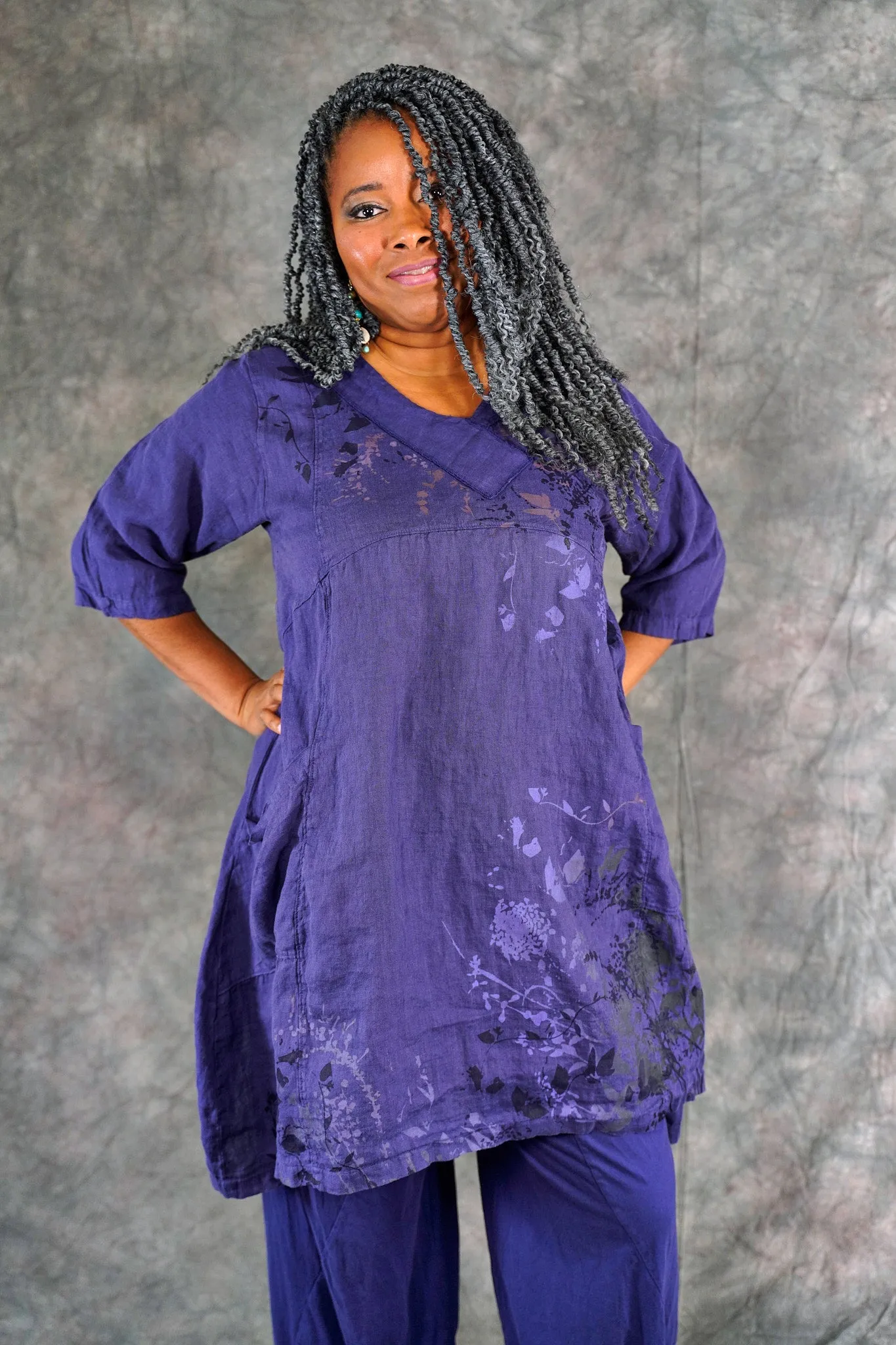 2133 Crossover Urchin Tunic Ultraviolet-P