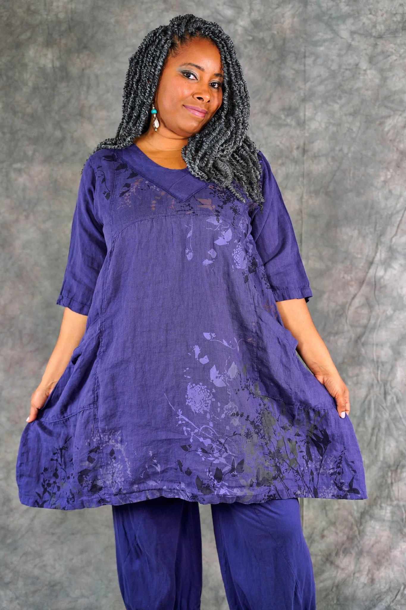 2133 Crossover Urchin Tunic Ultraviolet-P