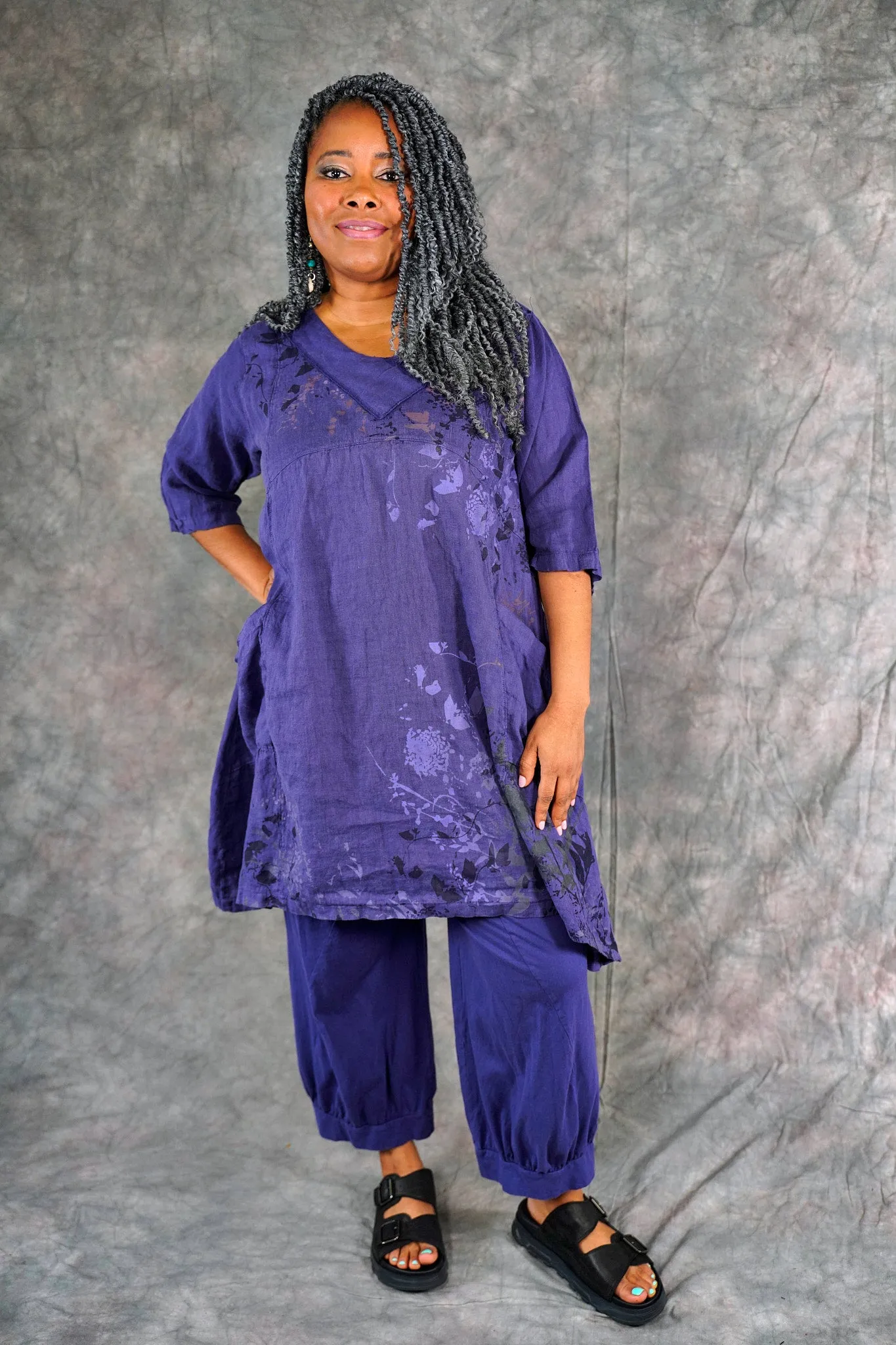 2133 Crossover Urchin Tunic Ultraviolet-P