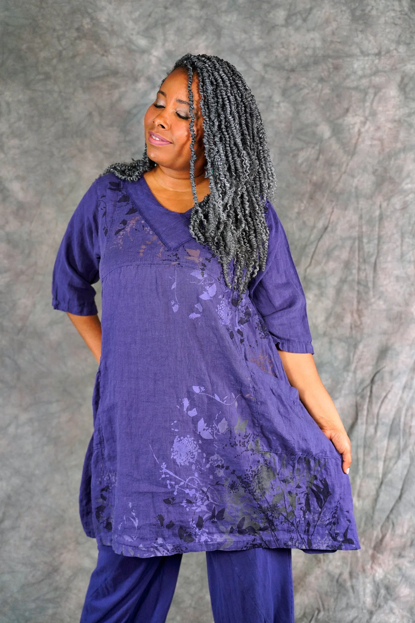 2133 Crossover Urchin Tunic Ultraviolet-P