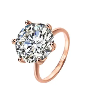 5 Carat Diamond Bride Ring Silver Promise Women Wedding Jewelry