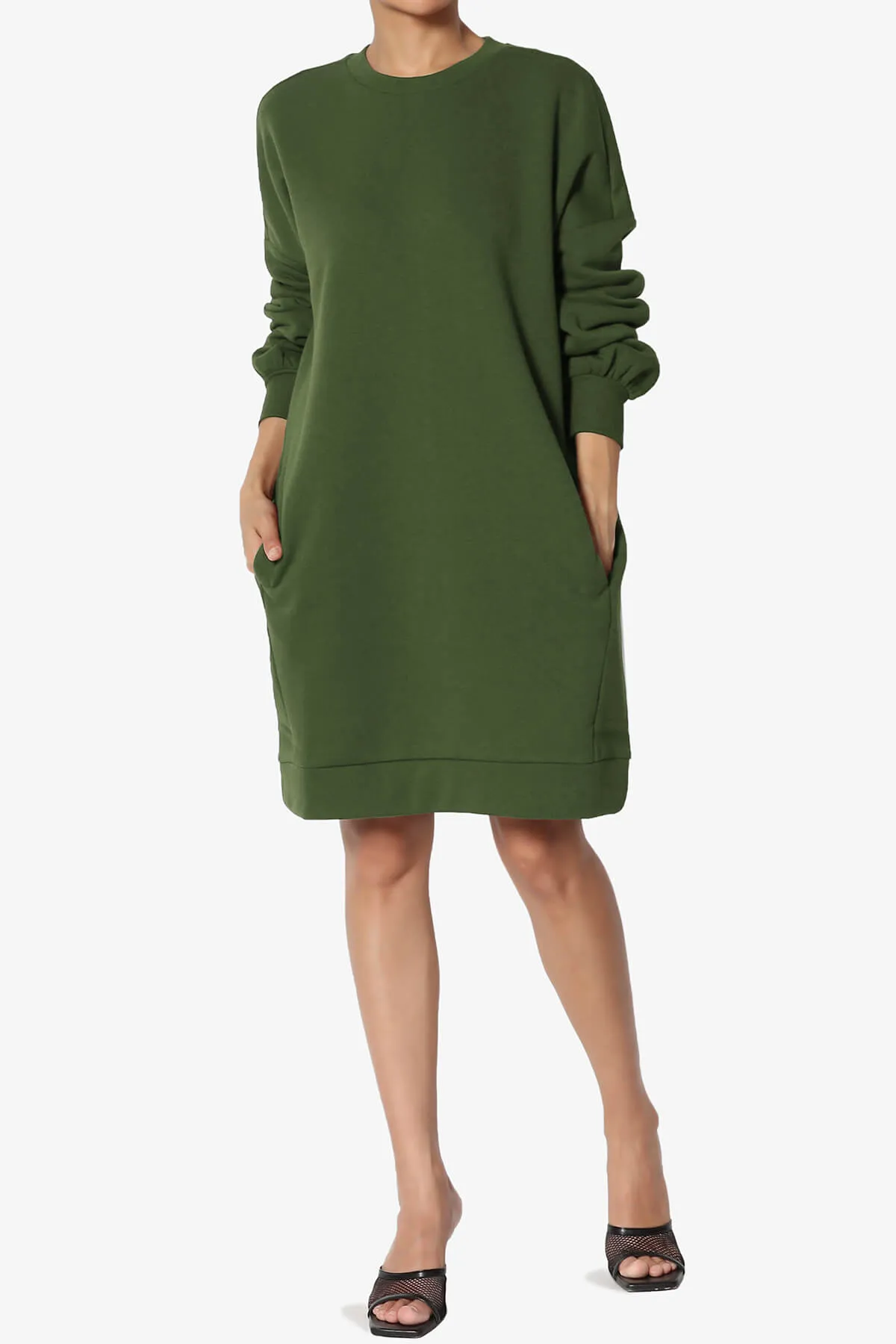 Accie Crew Neck Tunic Sweatshirt PLUS