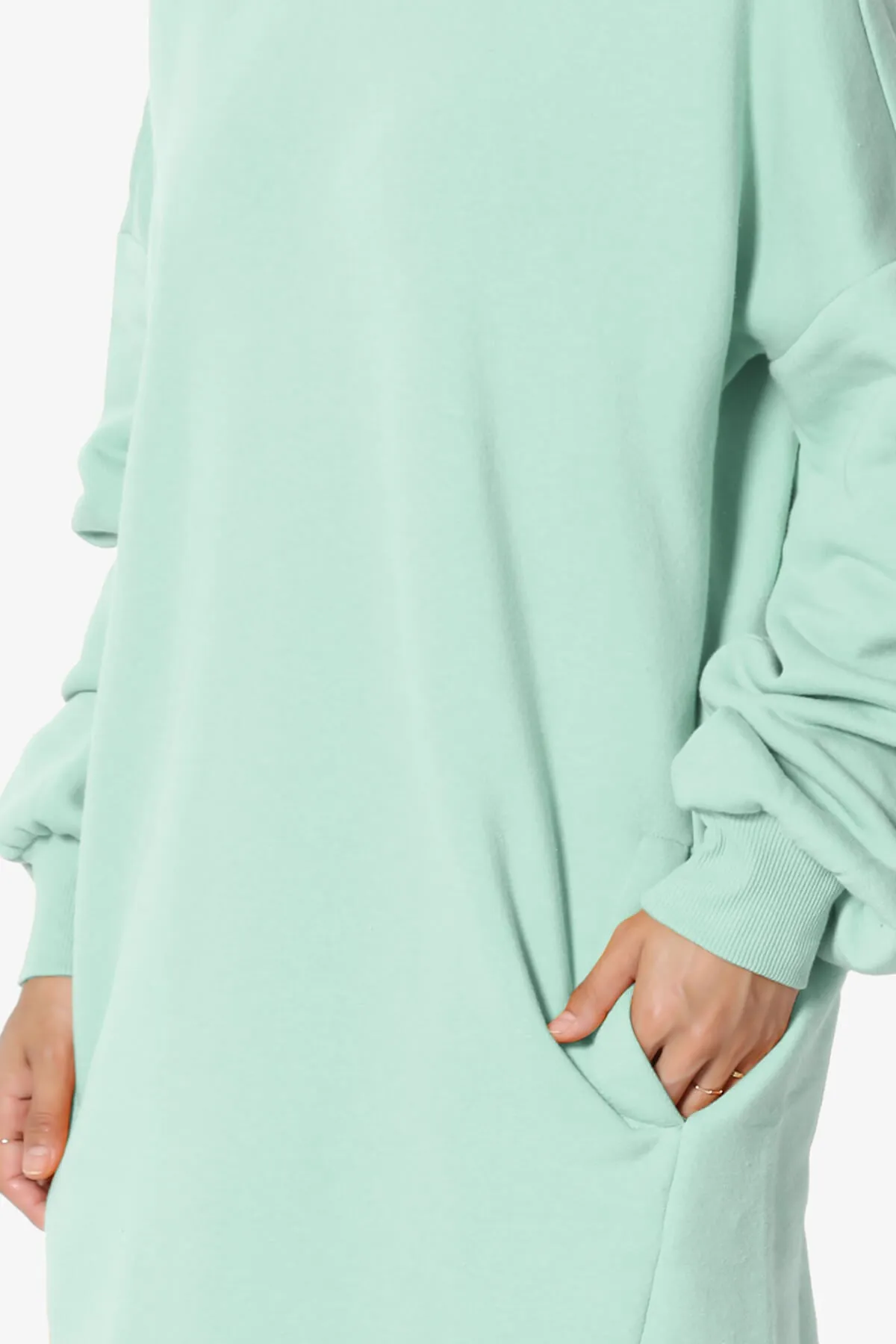 Accie Crew Neck Tunic Sweatshirt PLUS