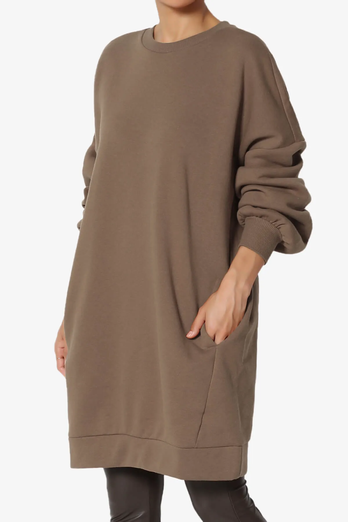 Accie Crew Neck Tunic Sweatshirt PLUS