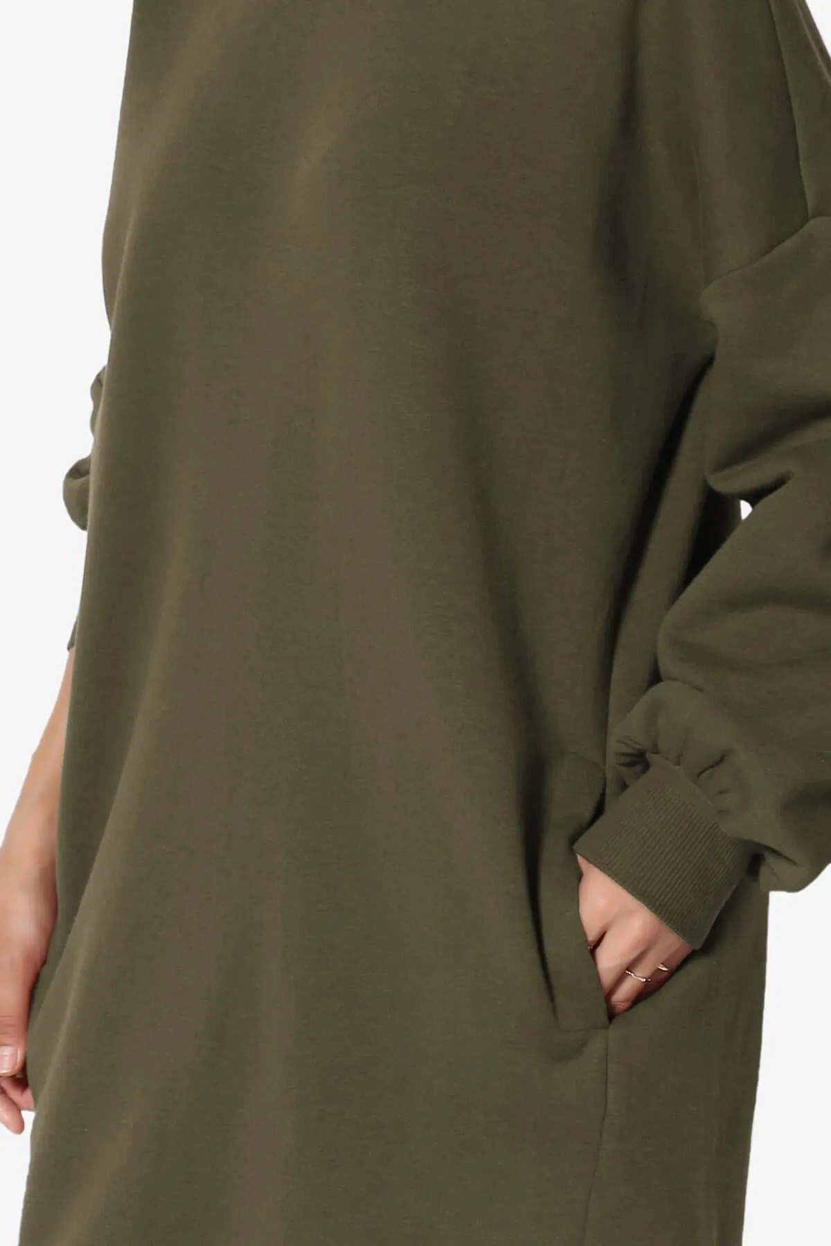 Accie Crew Neck Tunic Sweatshirt PLUS