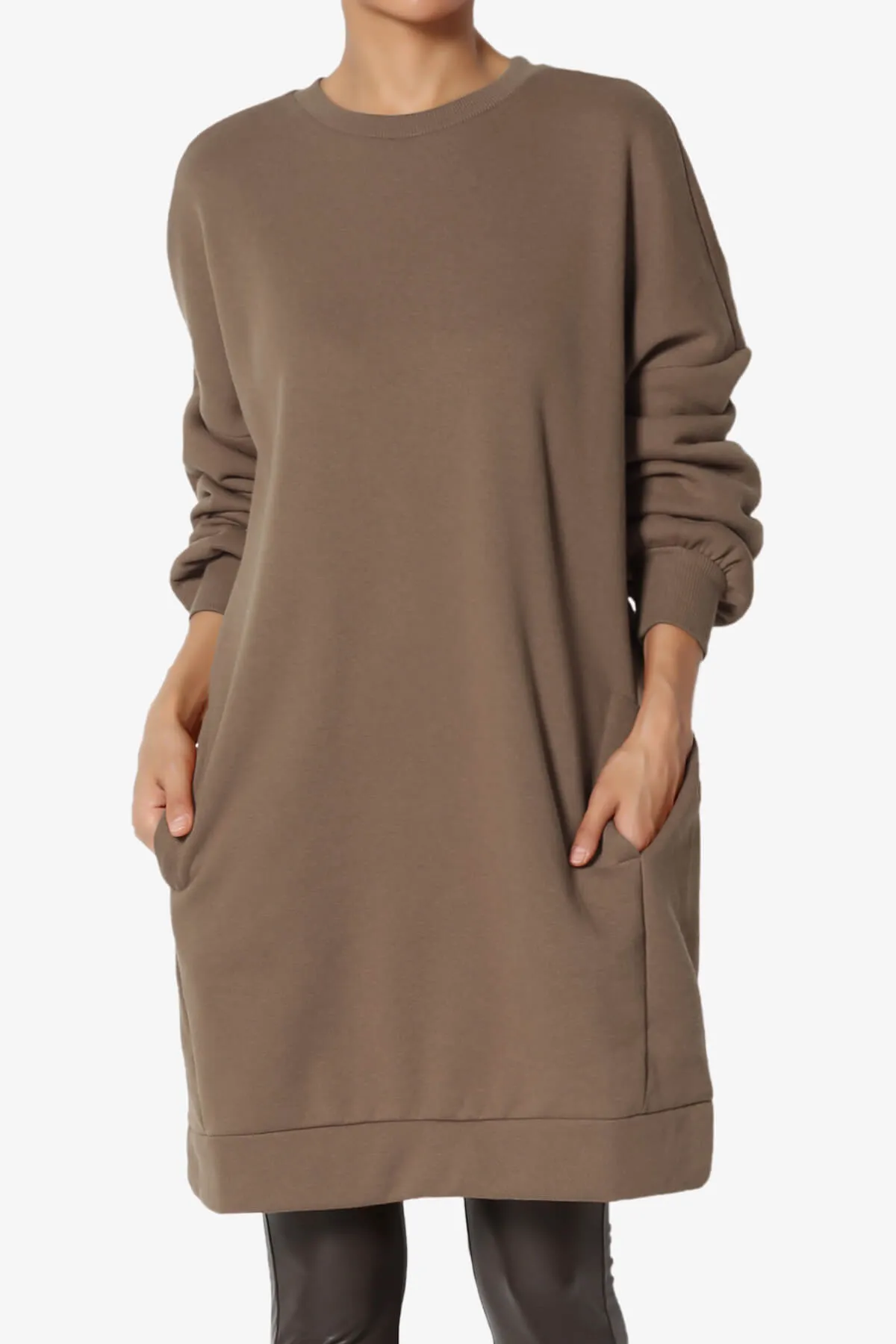 Accie Crew Neck Tunic Sweatshirt PLUS