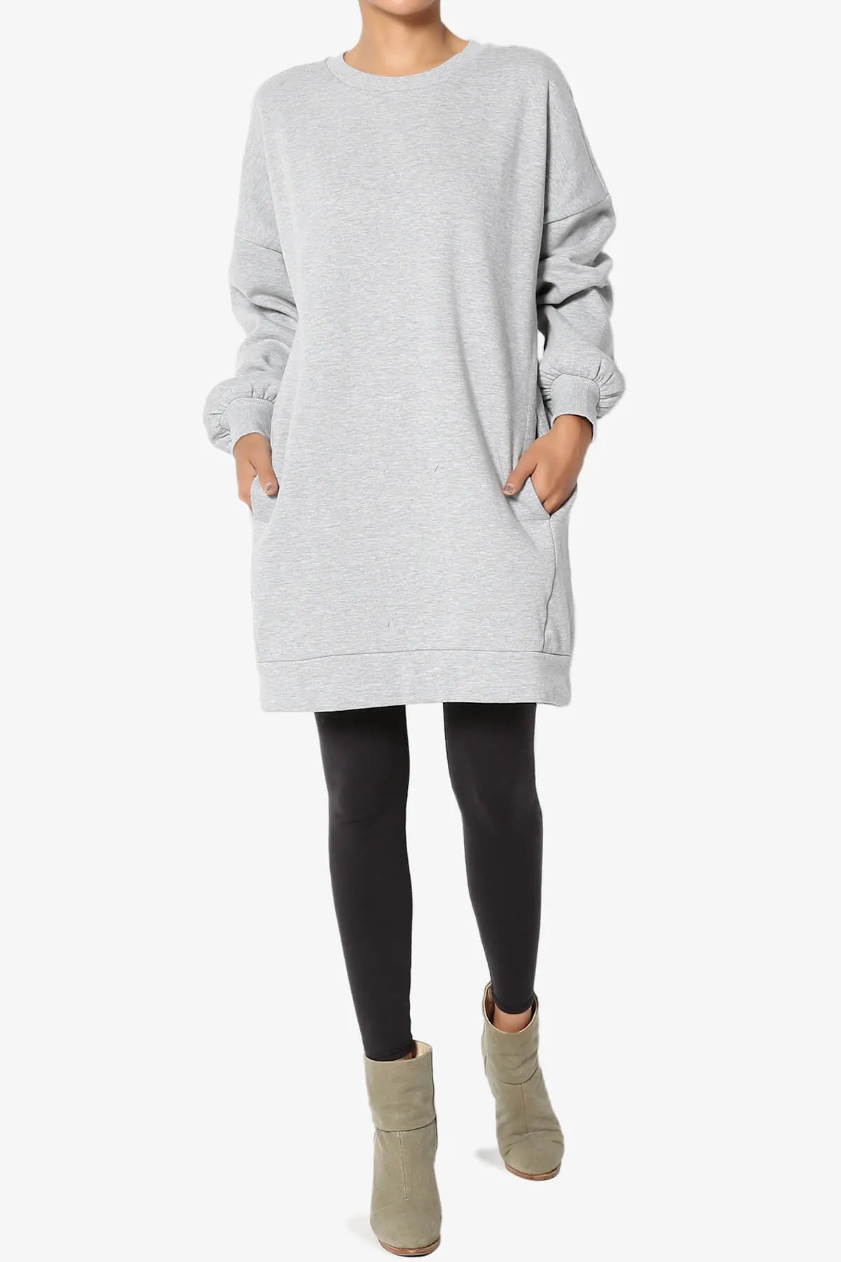 Accie Crew Neck Tunic Sweatshirt PLUS