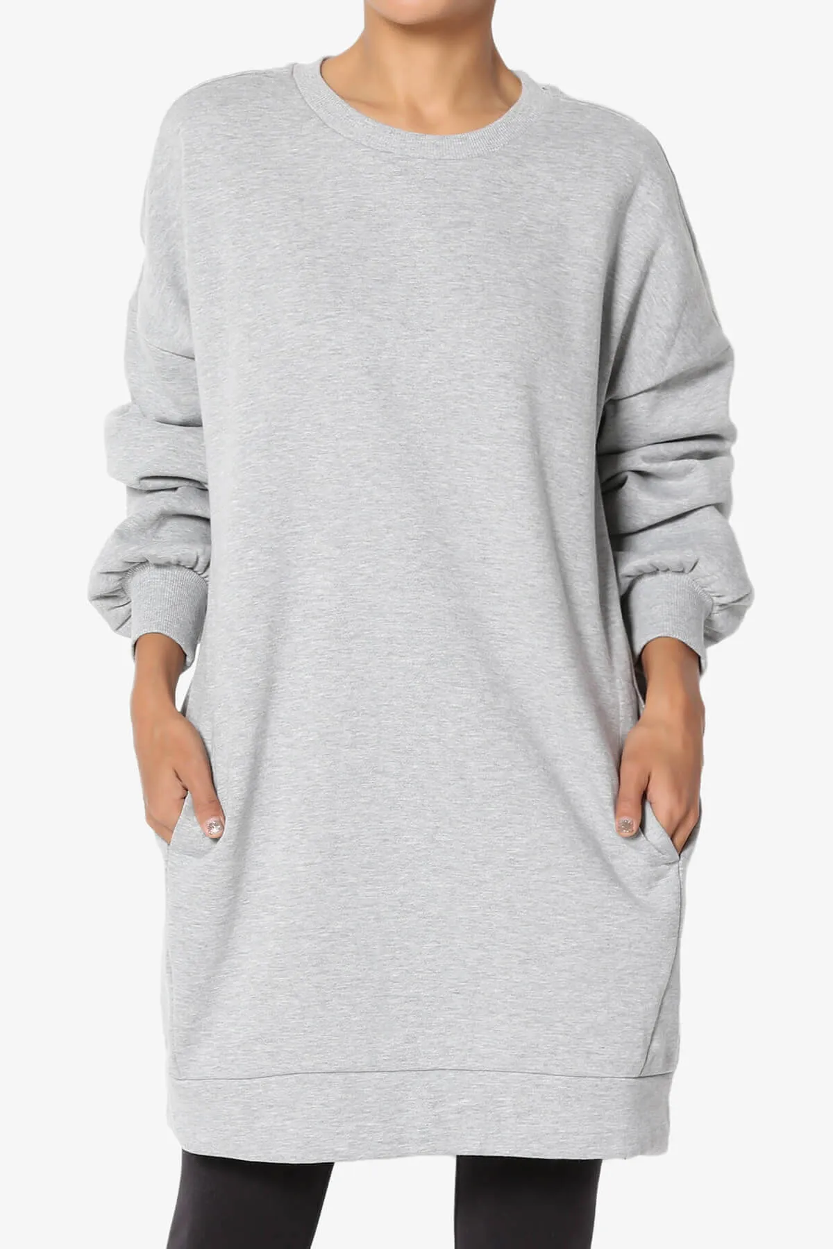 Accie Crew Neck Tunic Sweatshirt PLUS