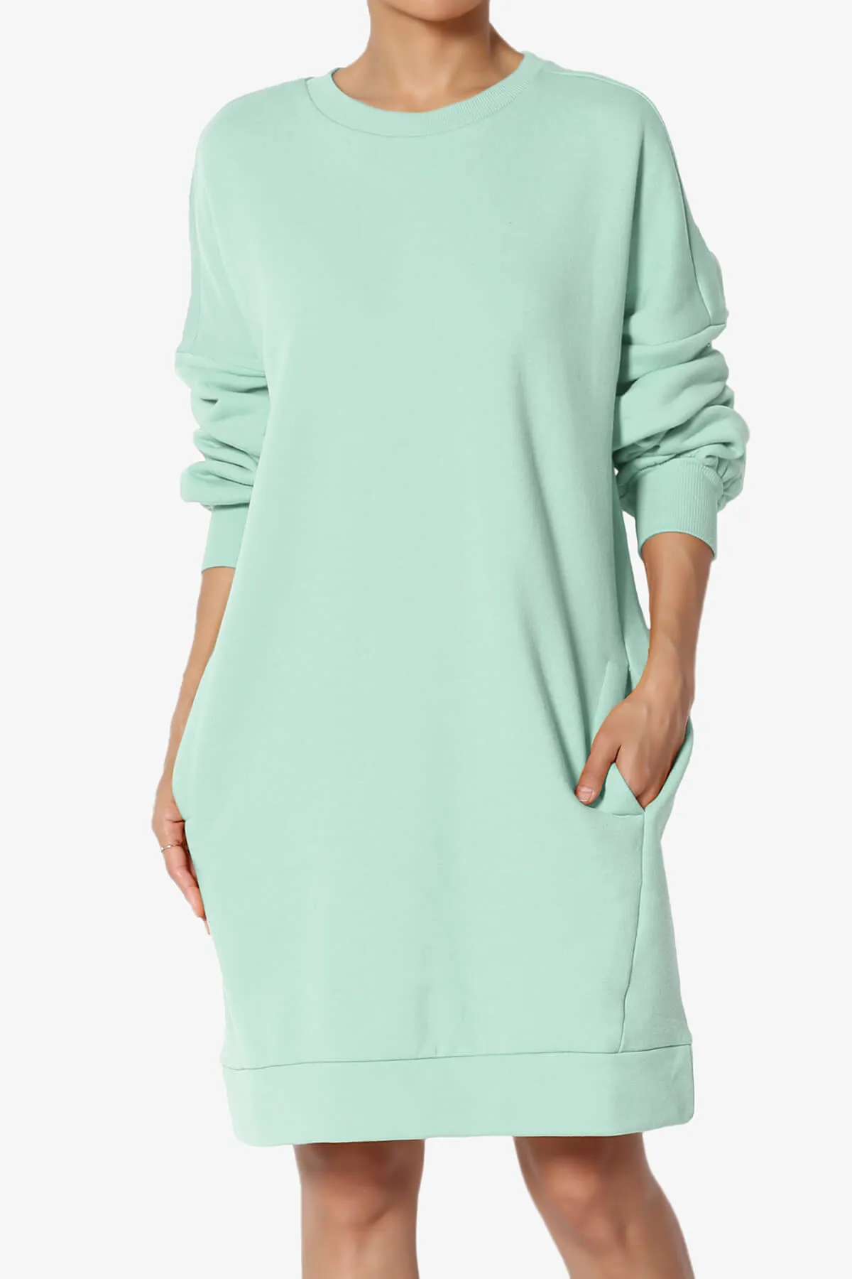 Accie Crew Neck Tunic Sweatshirt PLUS