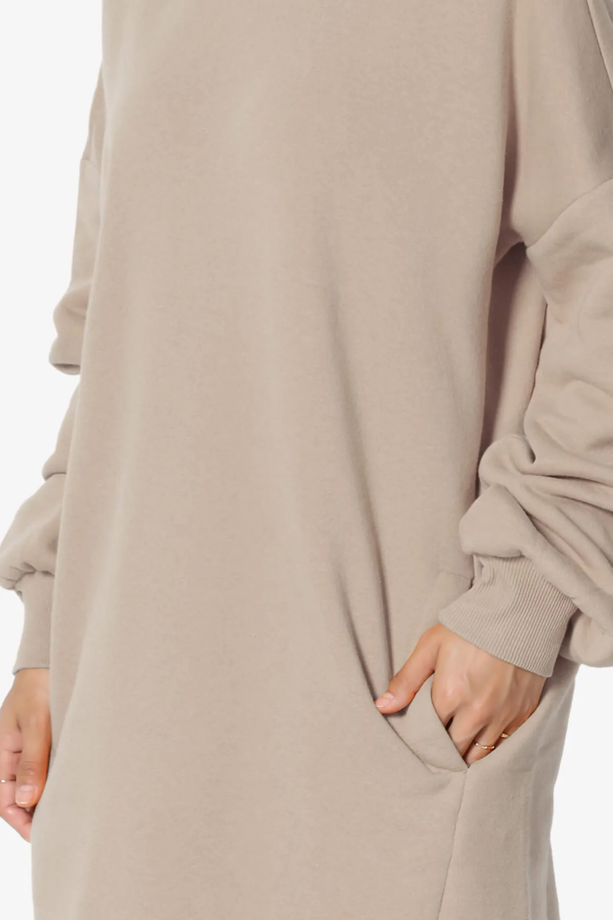 Accie Crew Neck Tunic Sweatshirt PLUS