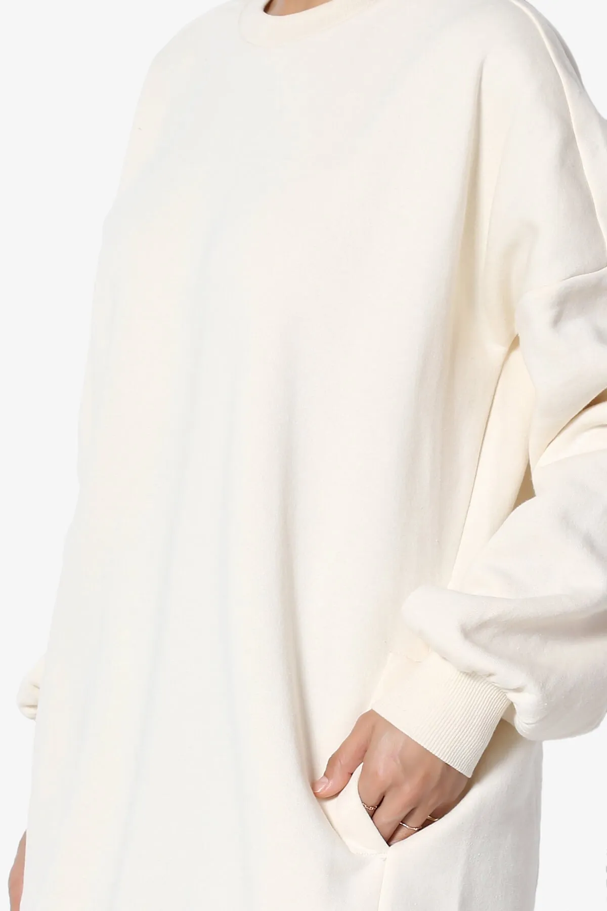 Accie Crew Neck Tunic Sweatshirt PLUS