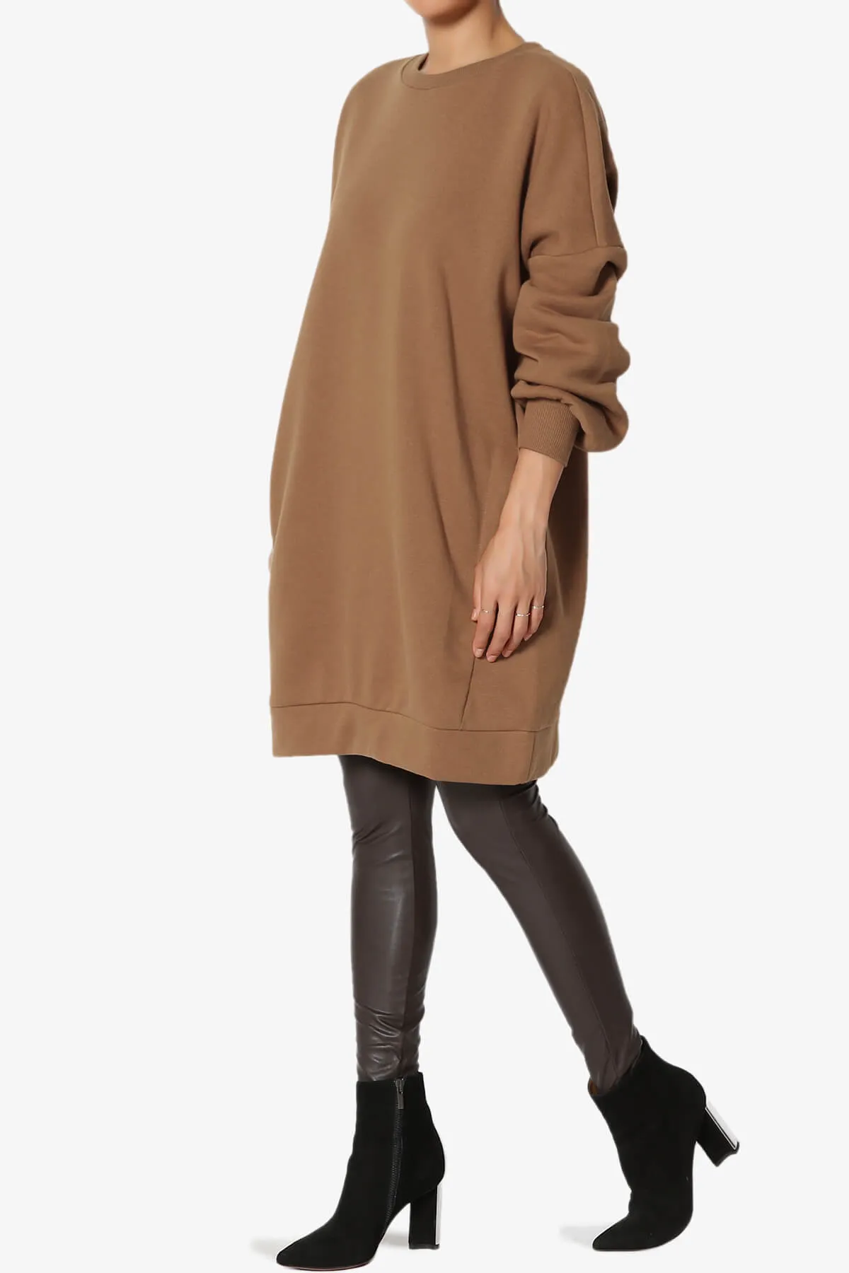 Accie Crew Neck Tunic Sweatshirt PLUS