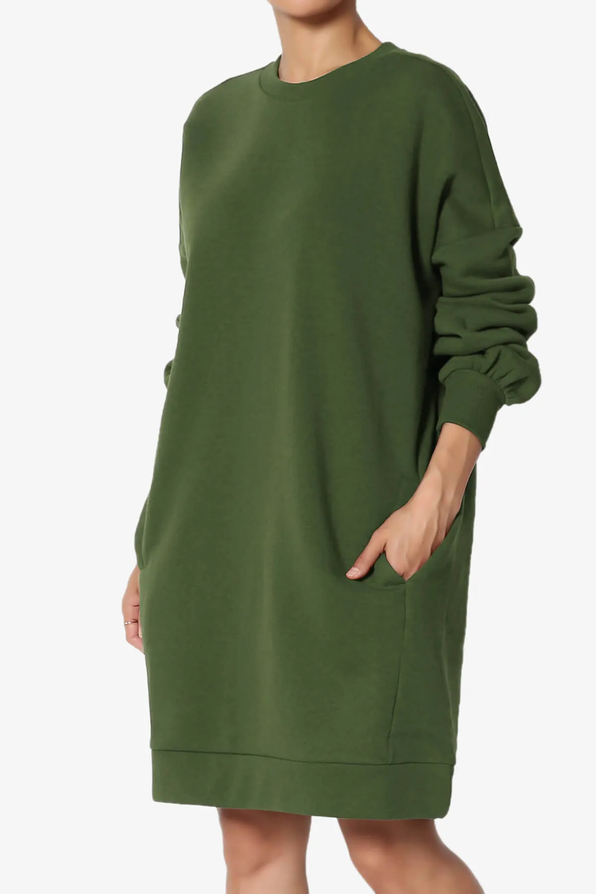 Accie Crew Neck Tunic Sweatshirt PLUS