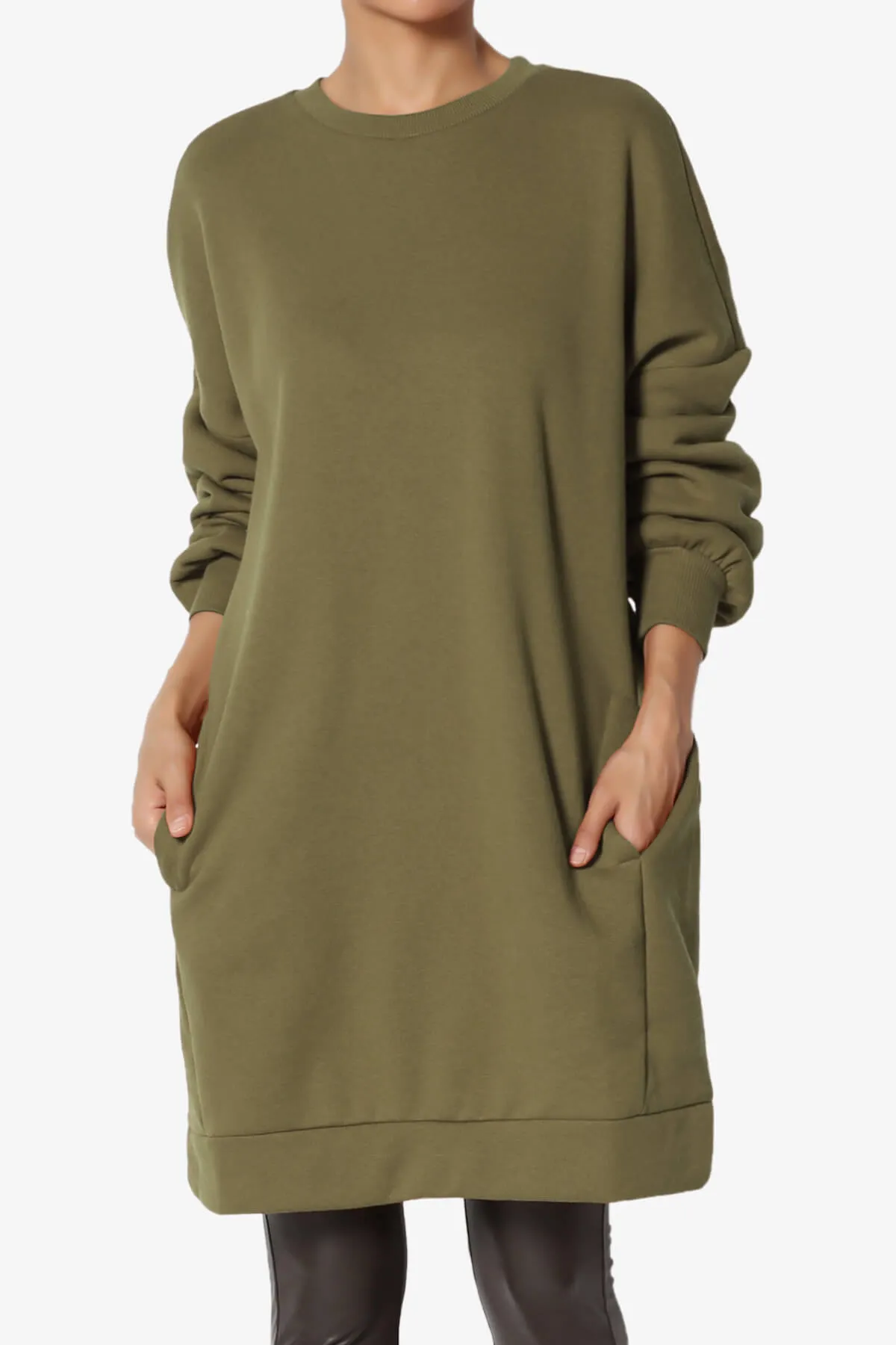 Accie Crew Neck Tunic Sweatshirt PLUS