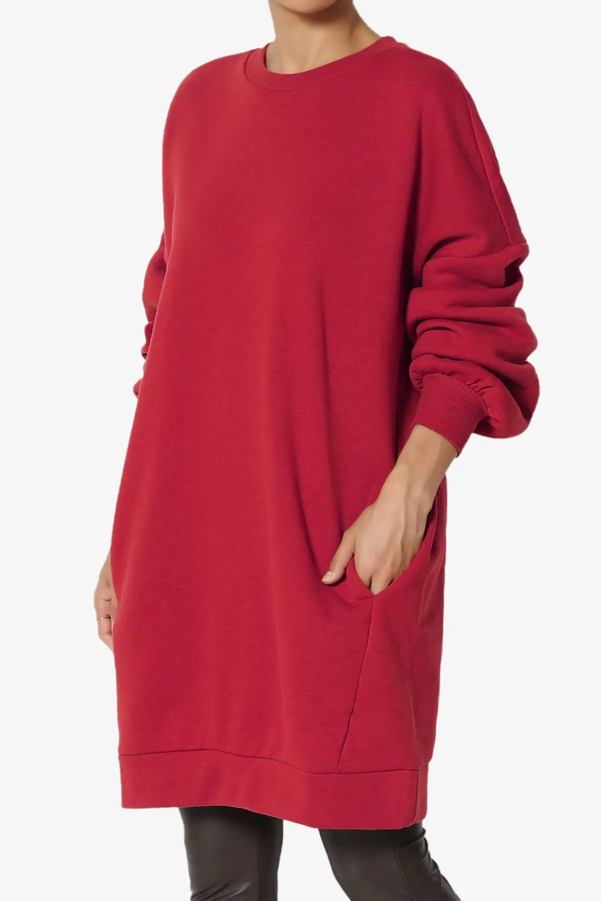 Accie Crew Neck Tunic Sweatshirt PLUS
