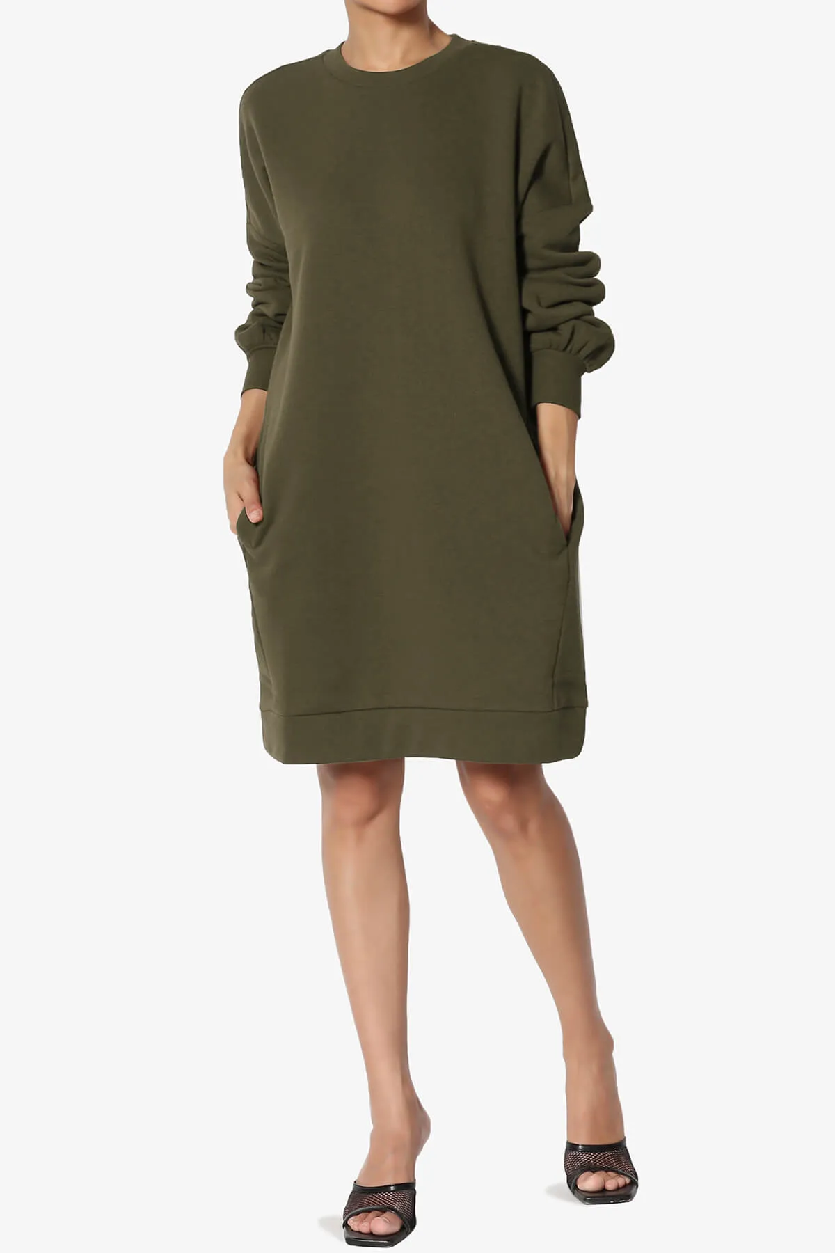 Accie Crew Neck Tunic Sweatshirt PLUS
