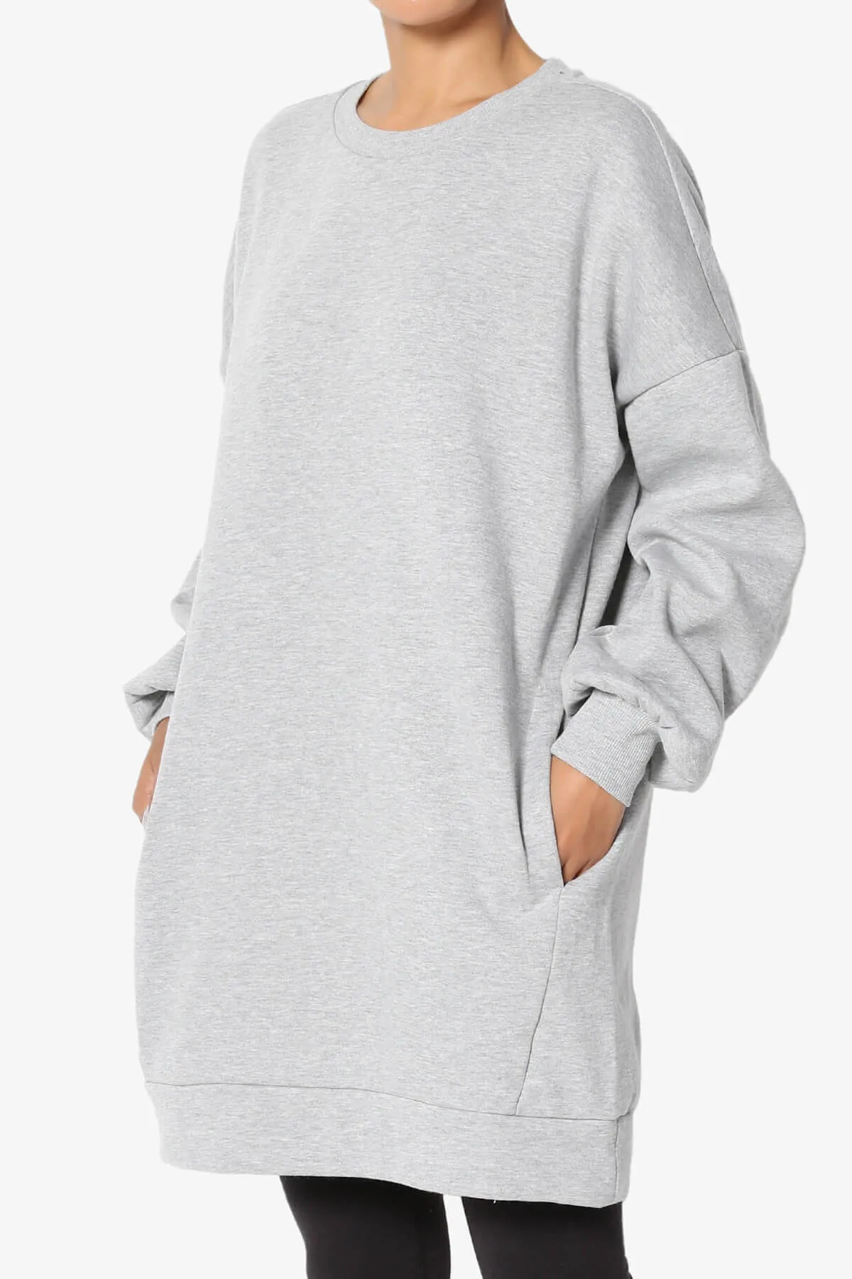 Accie Crew Neck Tunic Sweatshirt PLUS