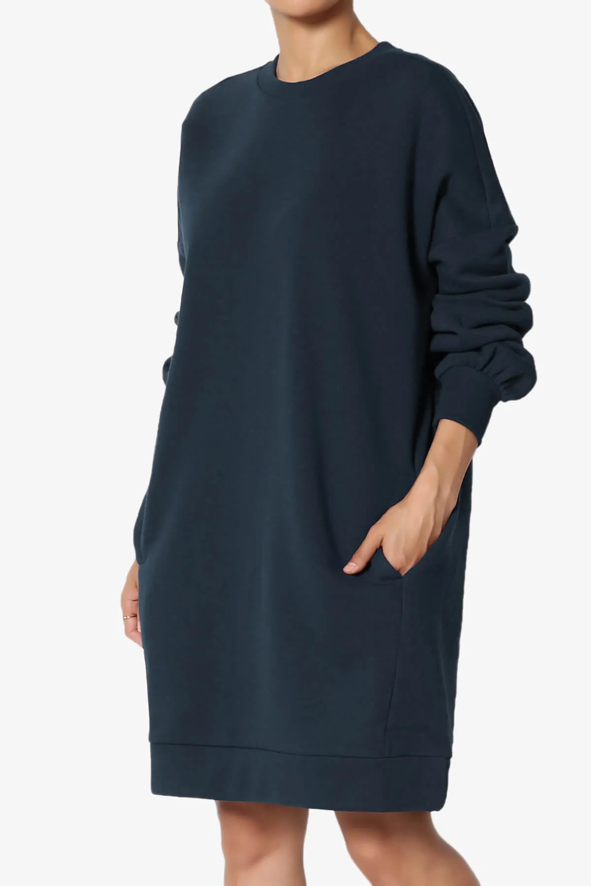 Accie Crew Neck Tunic Sweatshirt PLUS