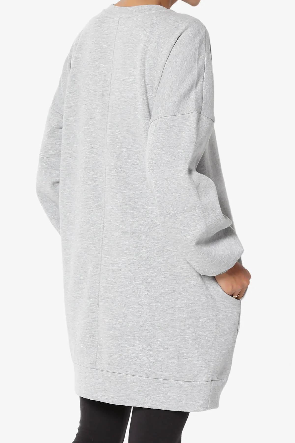 Accie Crew Neck Tunic Sweatshirt PLUS