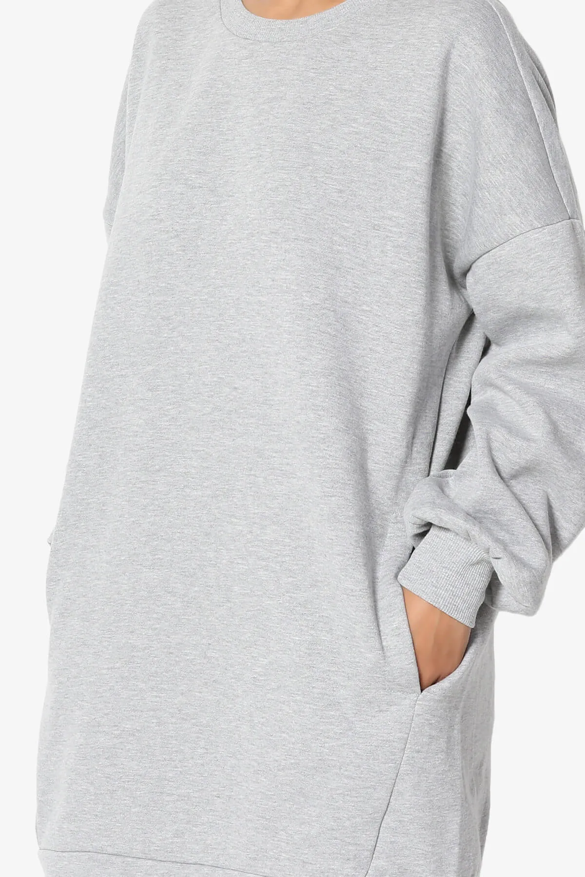 Accie Crew Neck Tunic Sweatshirt PLUS