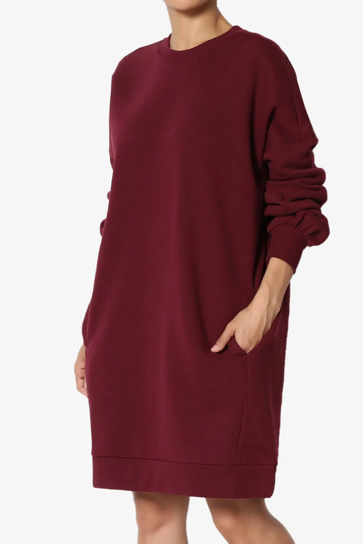Accie Crew Neck Tunic Sweatshirt PLUS