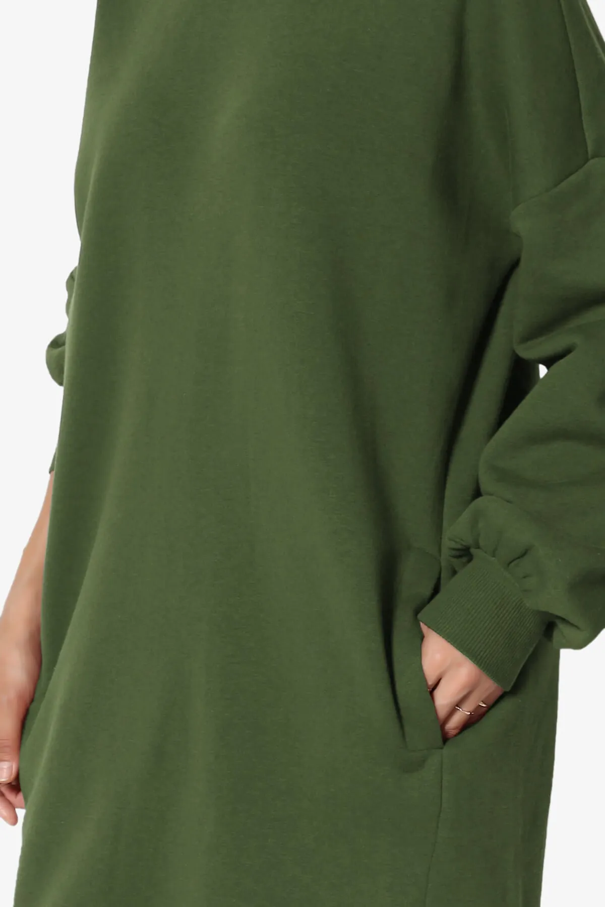 Accie Crew Neck Tunic Sweatshirt PLUS