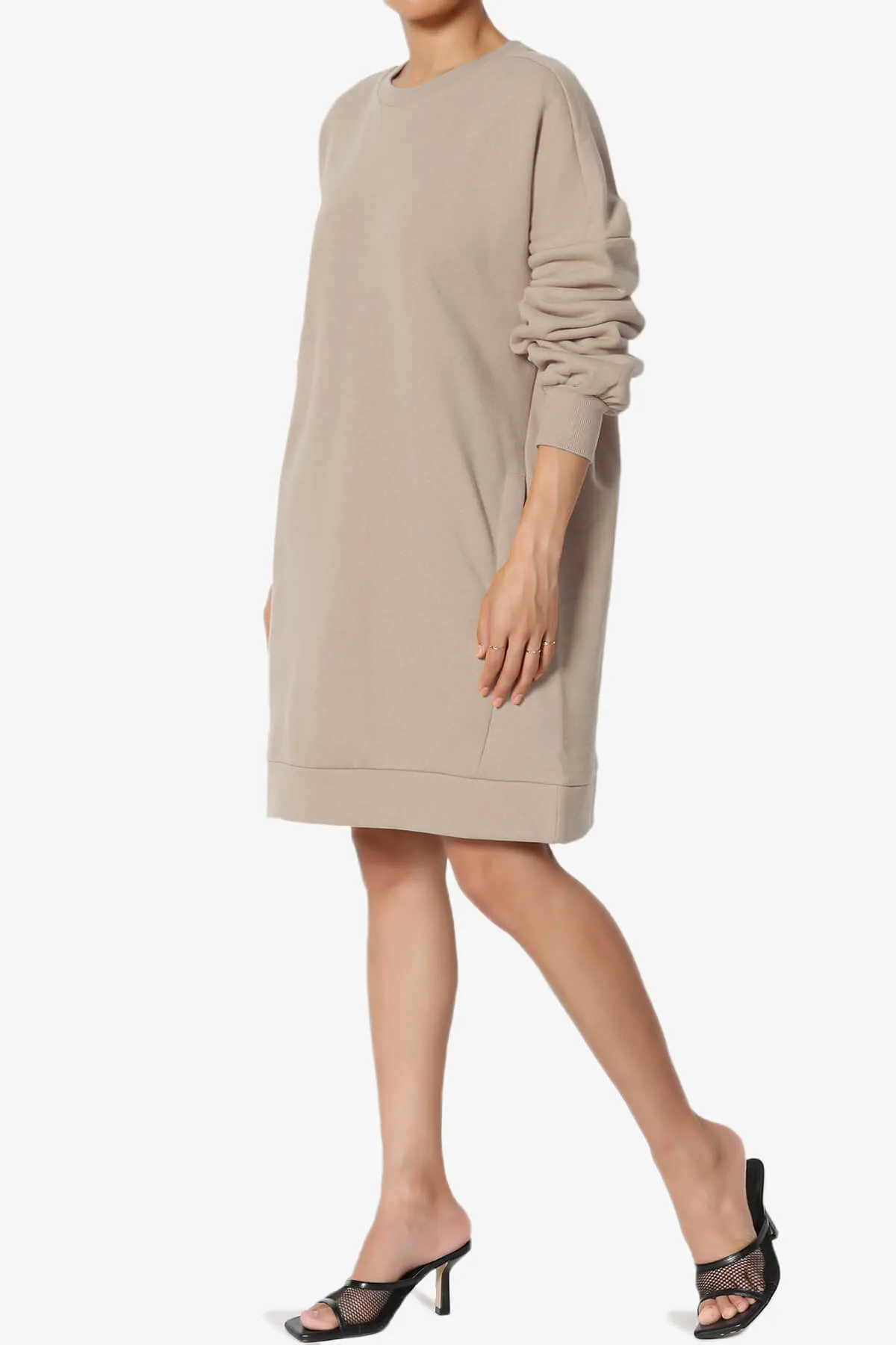 Accie Crew Neck Tunic Sweatshirt PLUS