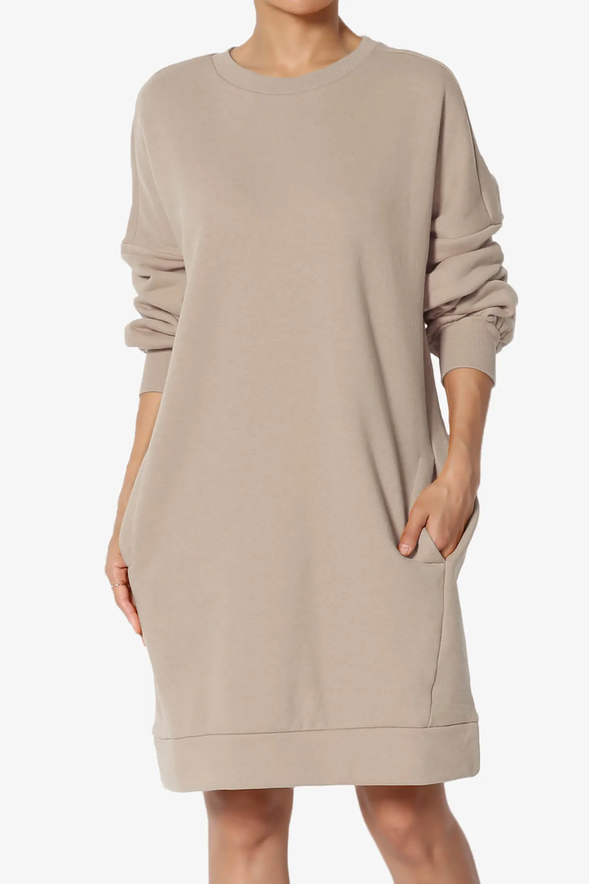 Accie Crew Neck Tunic Sweatshirt PLUS