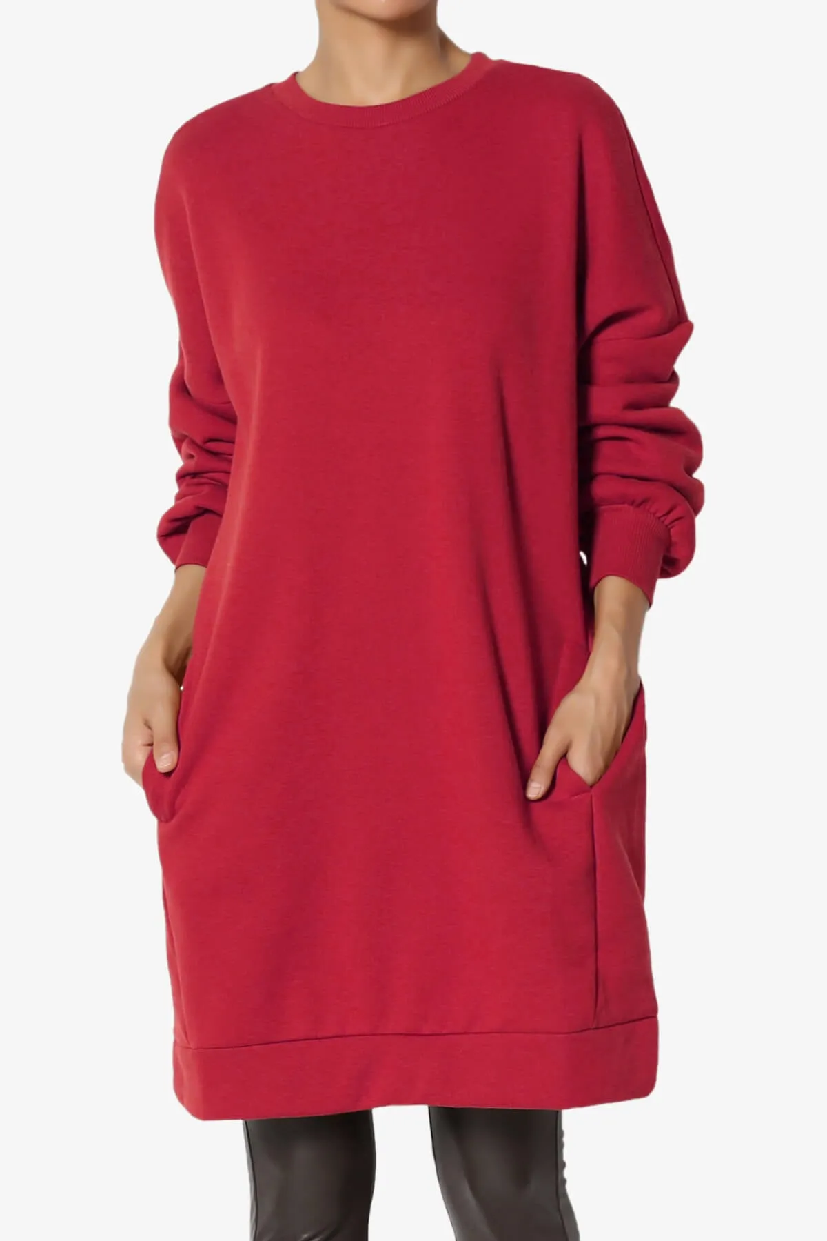 Accie Crew Neck Tunic Sweatshirt PLUS