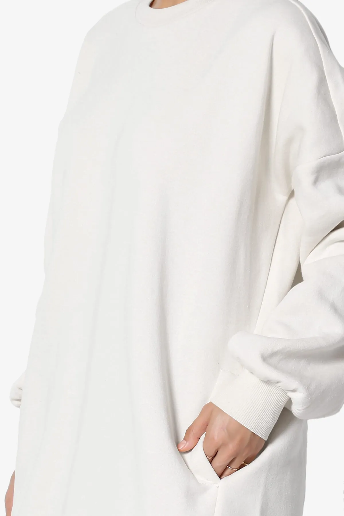 Accie Crew Neck Tunic Sweatshirt PLUS