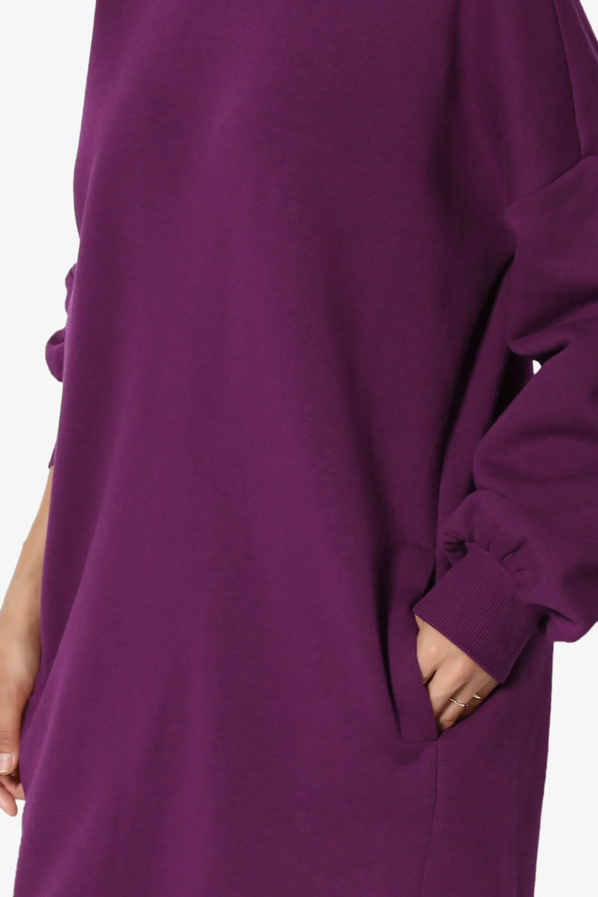 Accie Crew Neck Tunic Sweatshirt PLUS