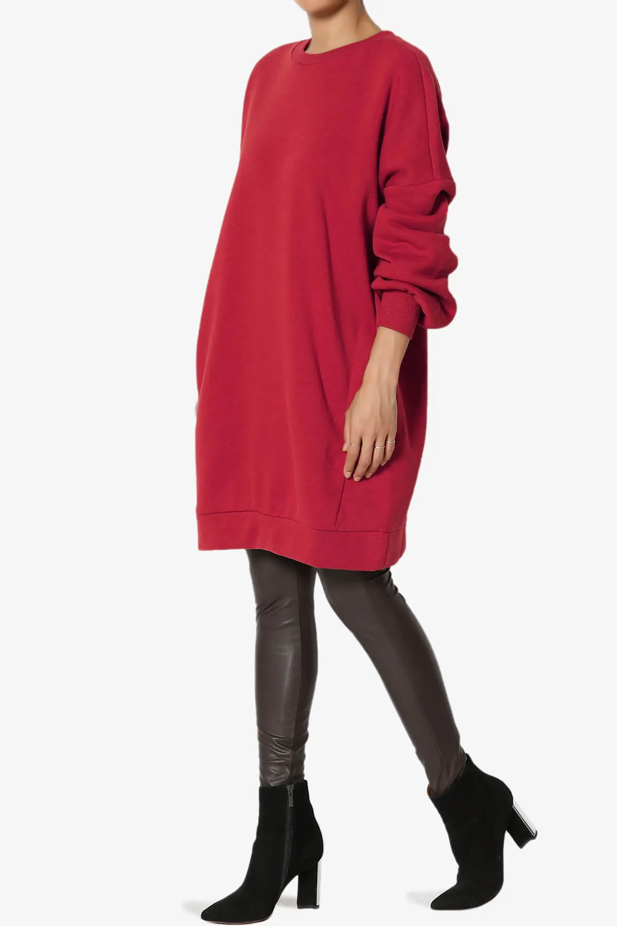 Accie Crew Neck Tunic Sweatshirt PLUS