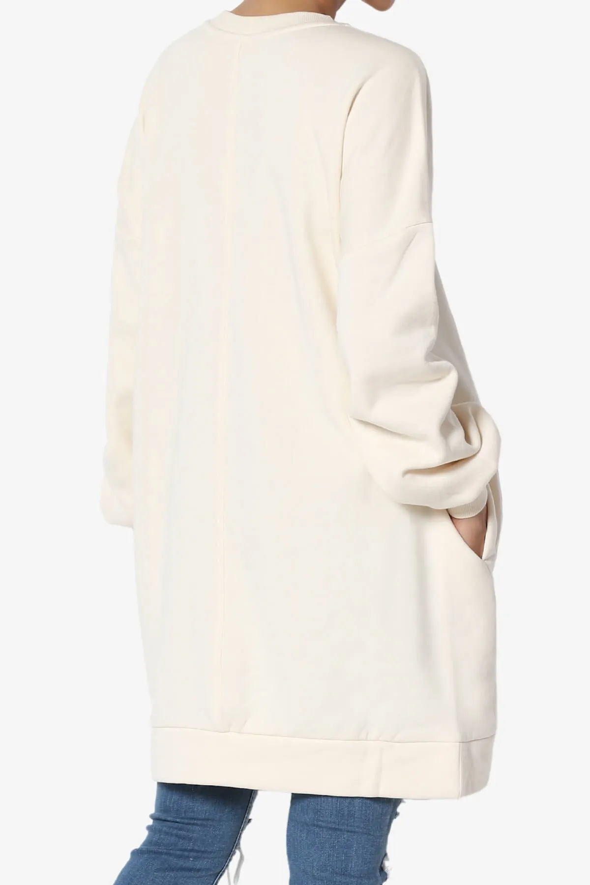 Accie Crew Neck Tunic Sweatshirt PLUS