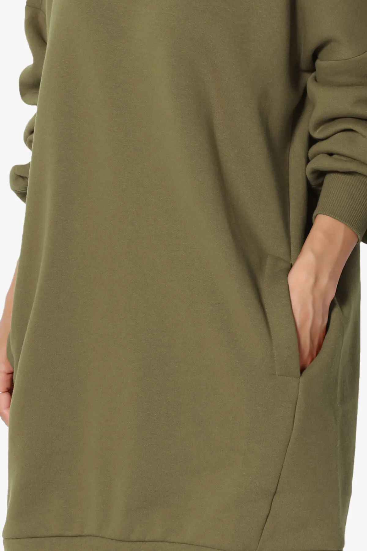 Accie Crew Neck Tunic Sweatshirt PLUS