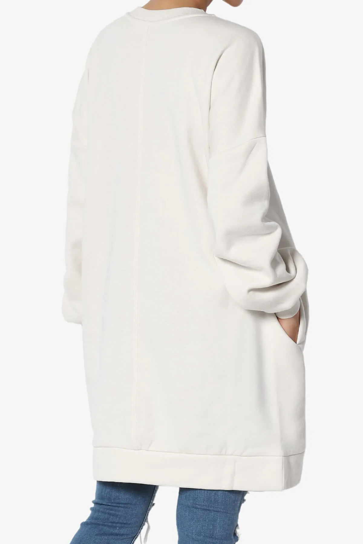 Accie Crew Neck Tunic Sweatshirt PLUS