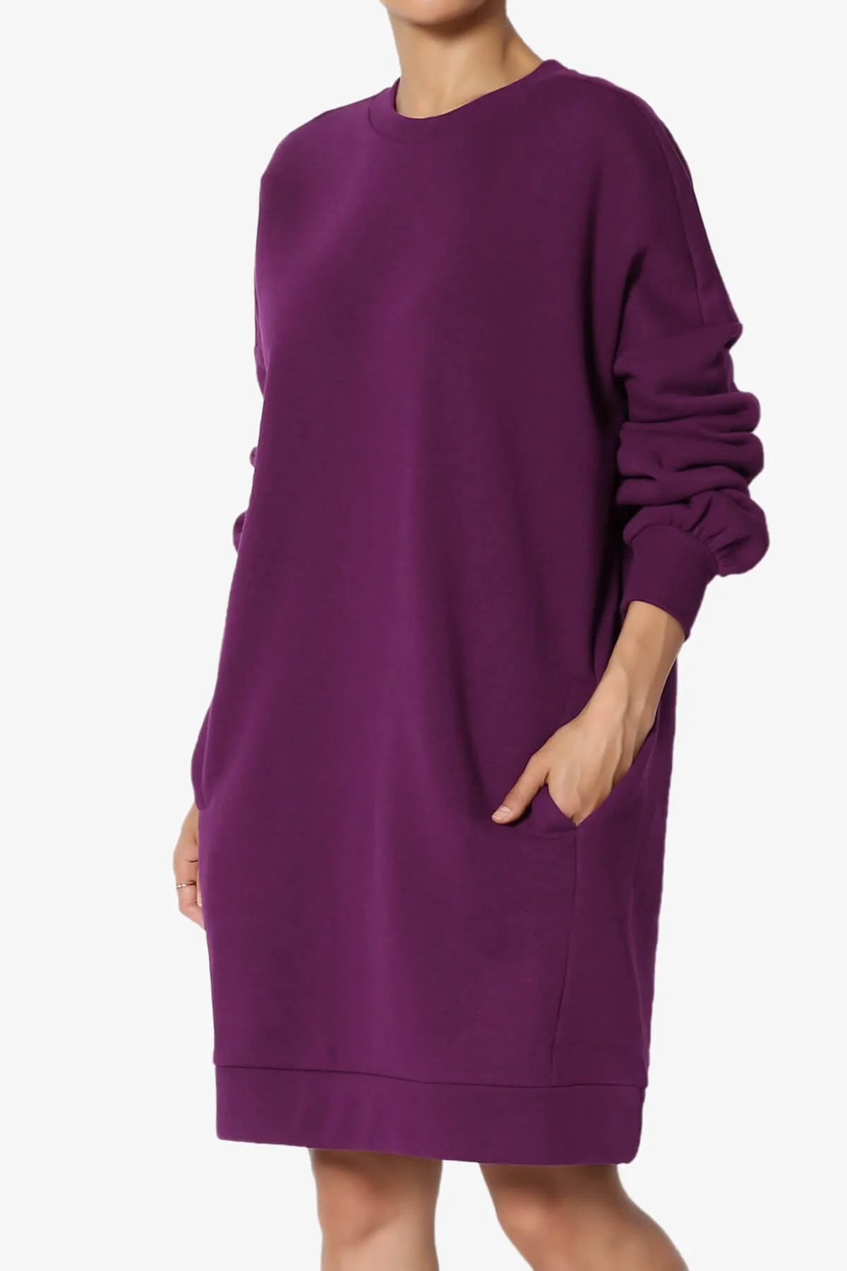 Accie Crew Neck Tunic Sweatshirt PLUS