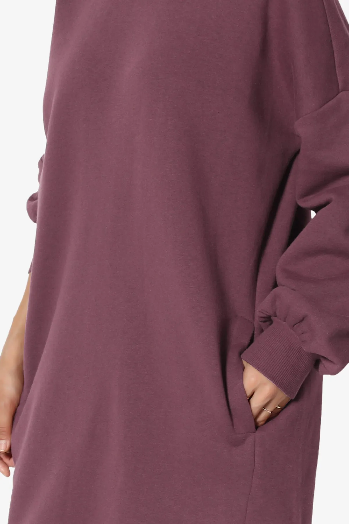 Accie Crew Neck Tunic Sweatshirt PLUS