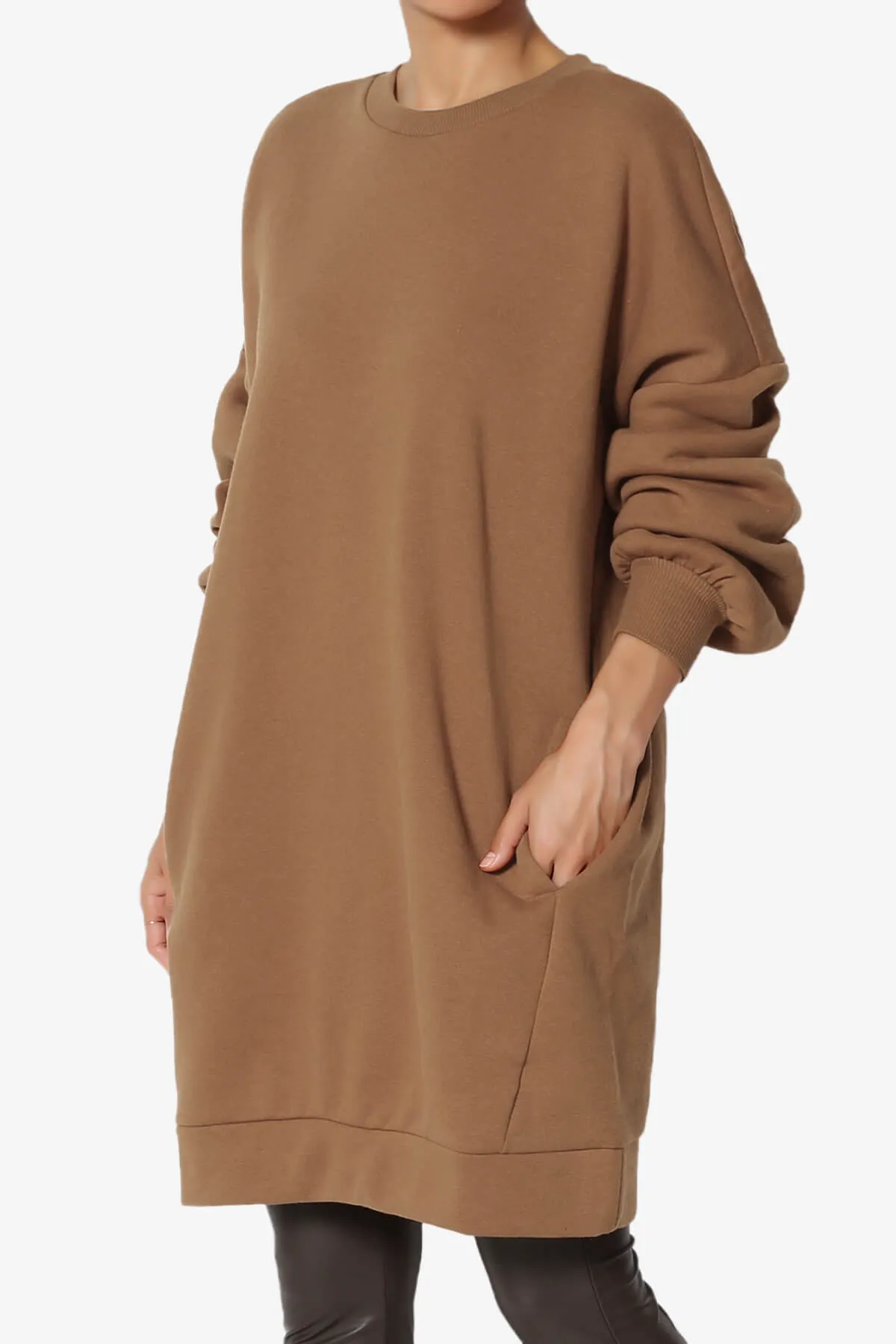 Accie Crew Neck Tunic Sweatshirt PLUS