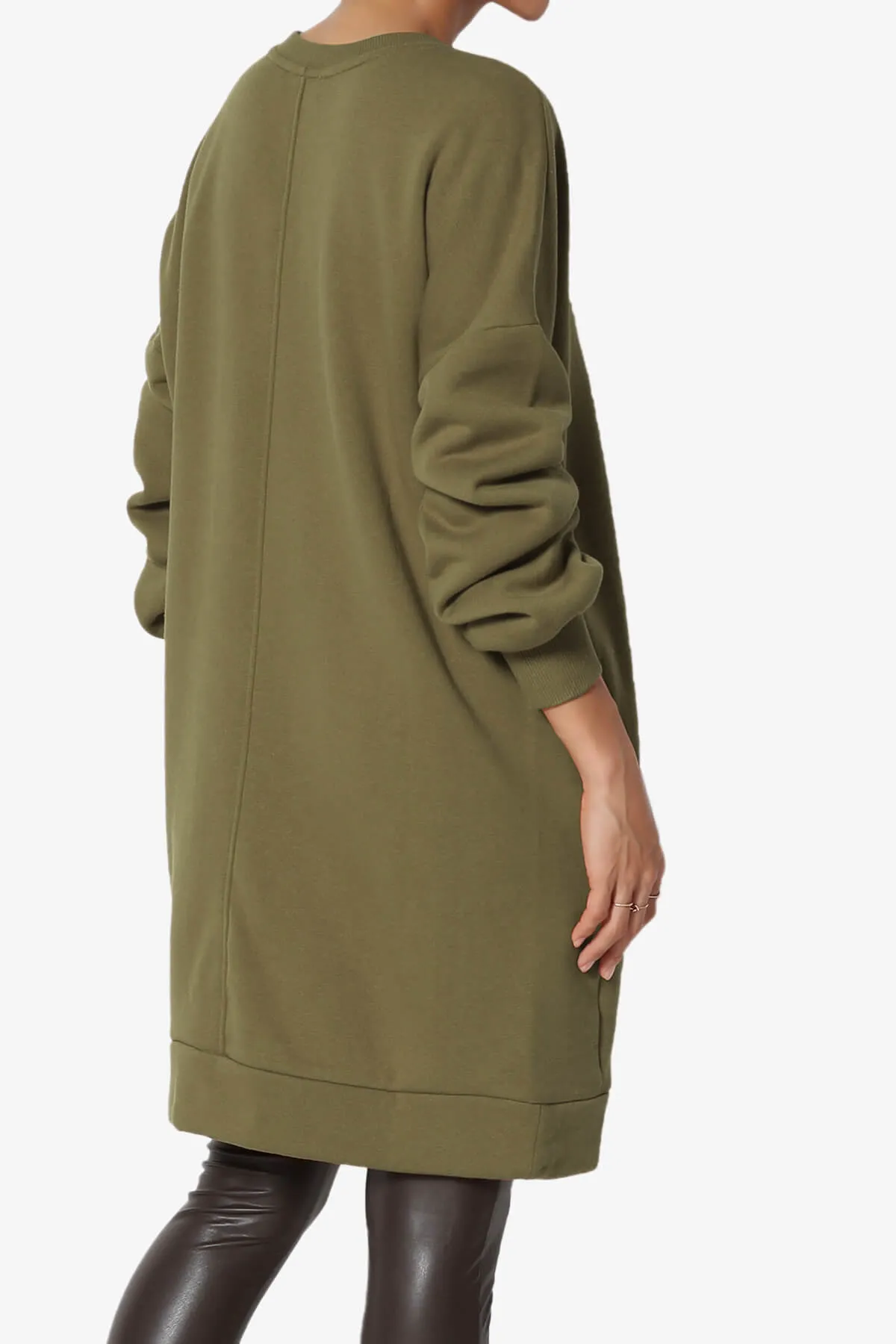 Accie Crew Neck Tunic Sweatshirt PLUS