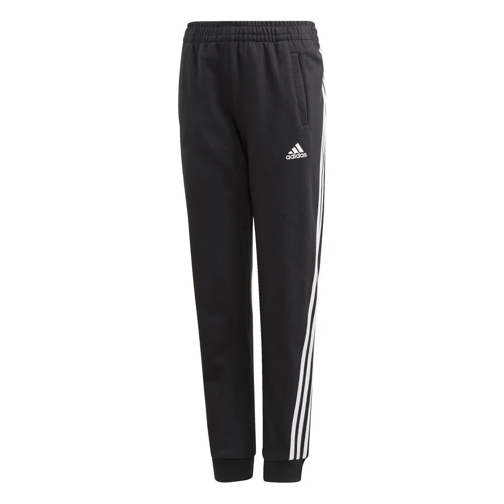 Adidas Girls 3-Stripe Tapered Leg Pants