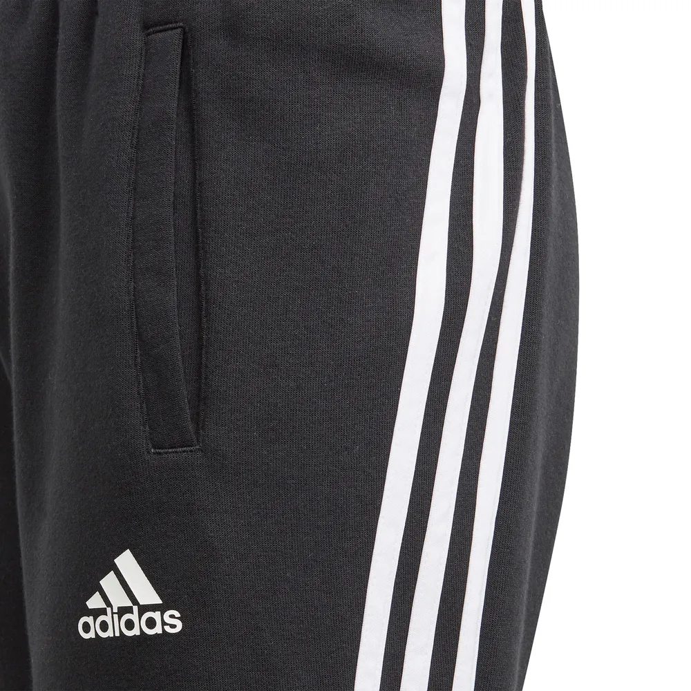 Adidas Girls 3-Stripe Tapered Leg Pants
