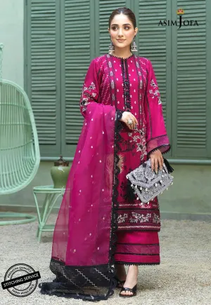 AJFC-44 | Asim Jofa Jashn Collection 2021 | Unstitched Organza Suit
