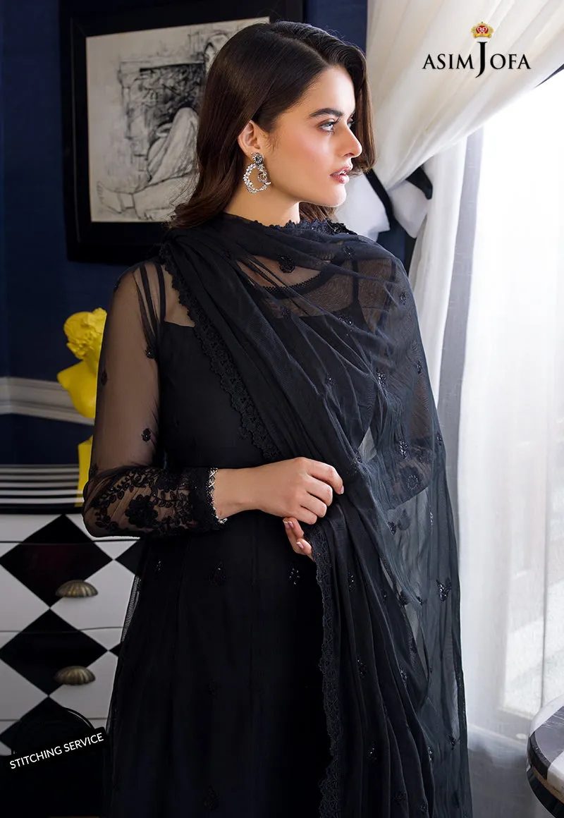 AJIM-24 Asim Jofa The Iqra & Minal Edit Winter Collection 2022 | Unstitched Embroidered Cotton Suits