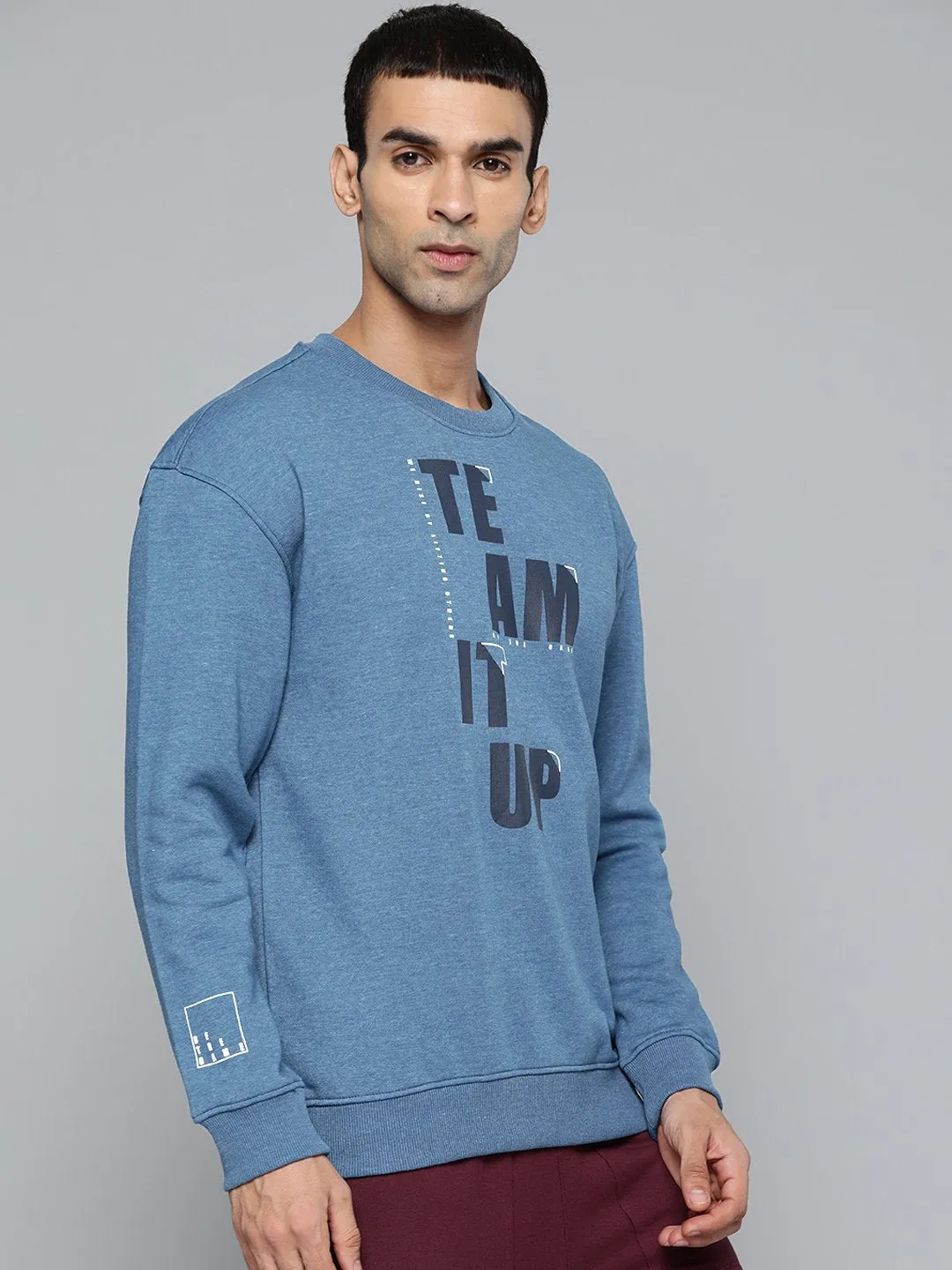 Alcis Men Casual Blue Sweatshirts