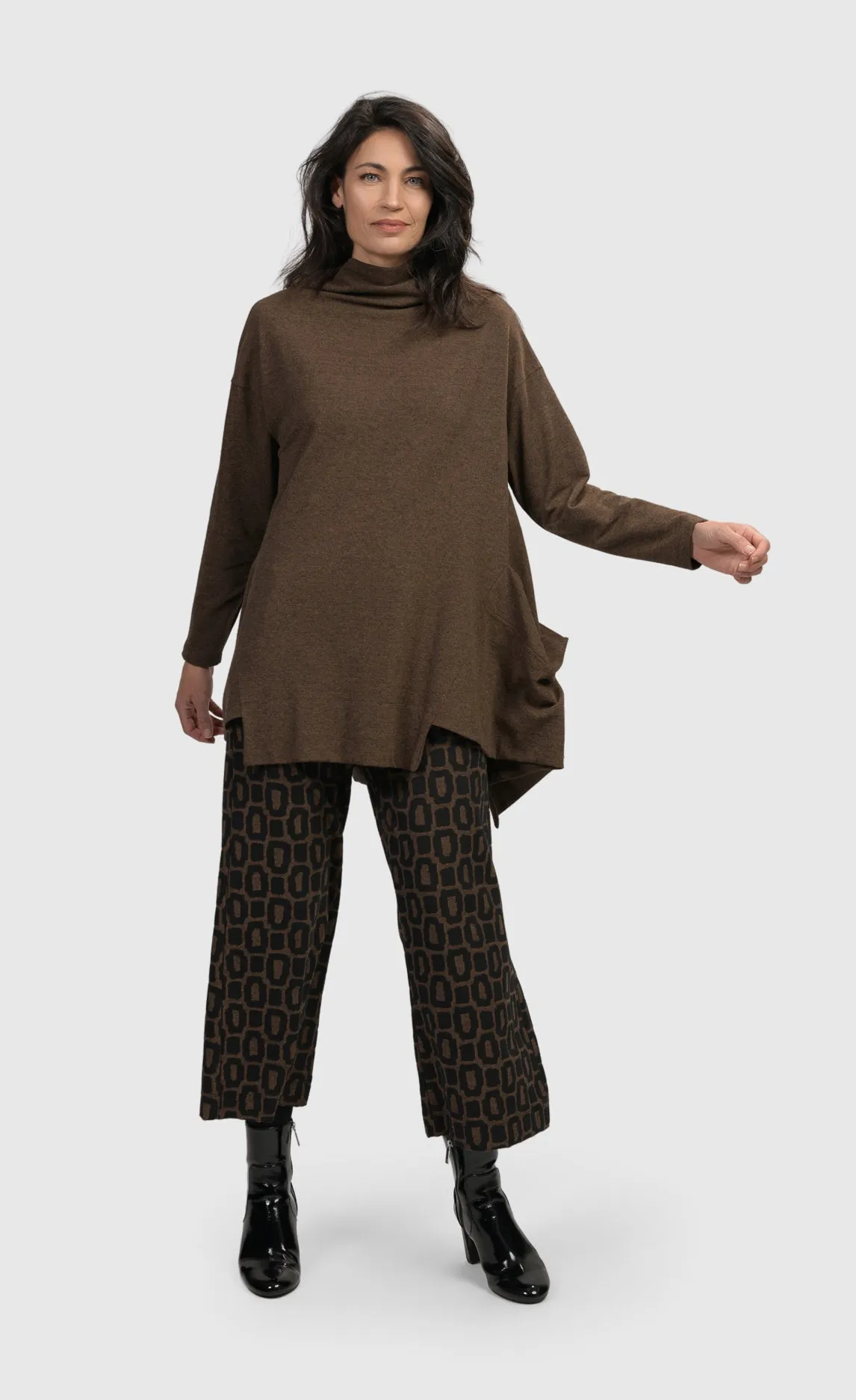 Alembika Coffee Dynamite Days Straight Leg Pants