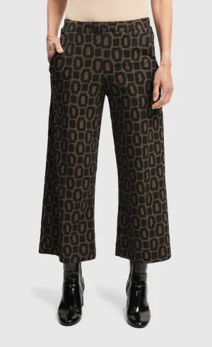 Alembika Coffee Dynamite Days Straight Leg Pants